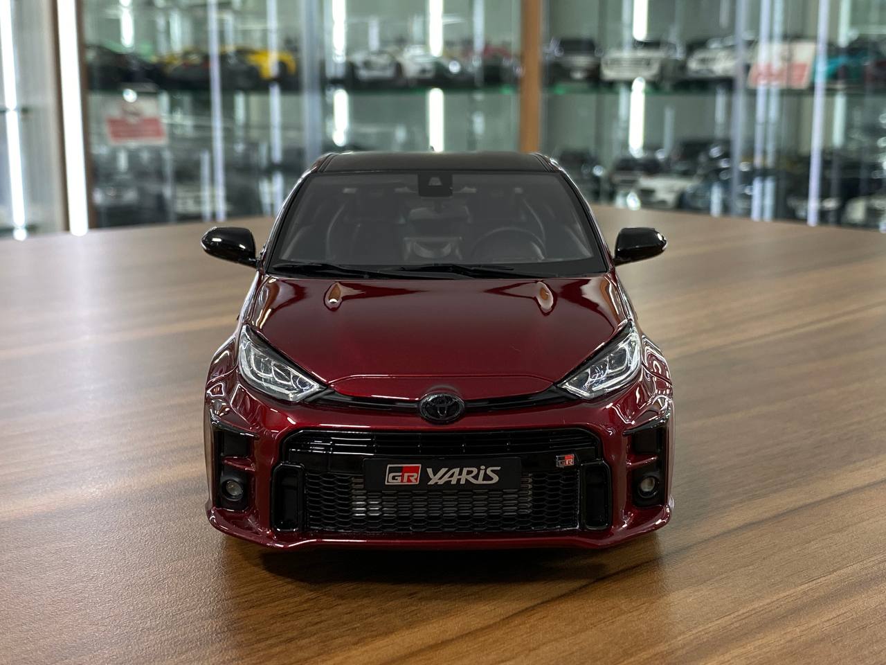 1/18 Resin Model – Toyota Yaris GR | OttO Mobile | Not Opening | Red | Limited 3000