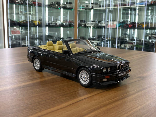 1/18 Resin Model OttO Mobile BMW M3 E30 Convertible – Black – Limited 3000 pcs