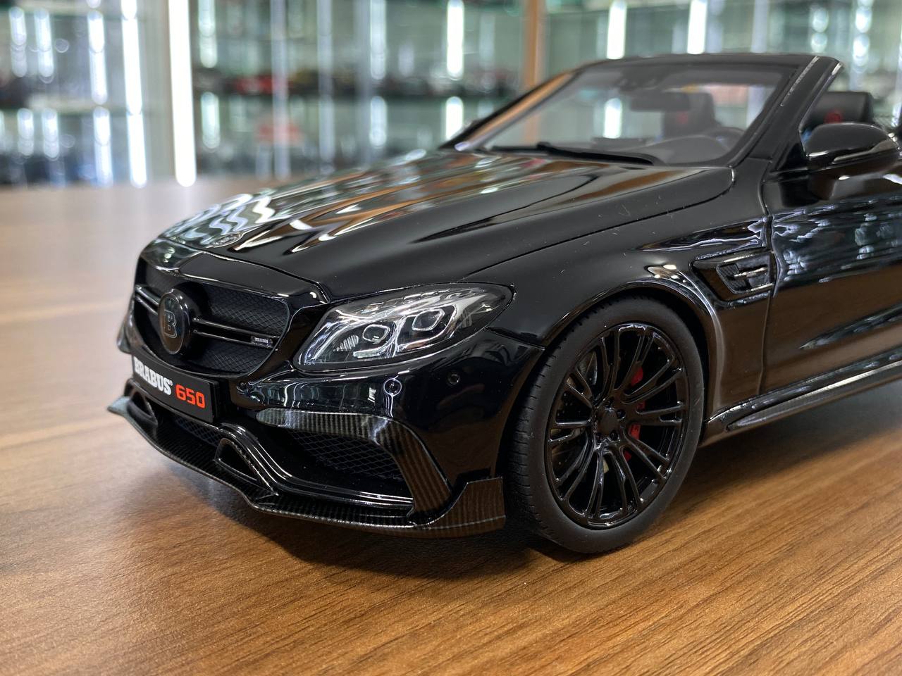 1/18 Resin Mercedes Benz BRABUS 650 C63 S in Black by GTSpirit Limited 500 pcs