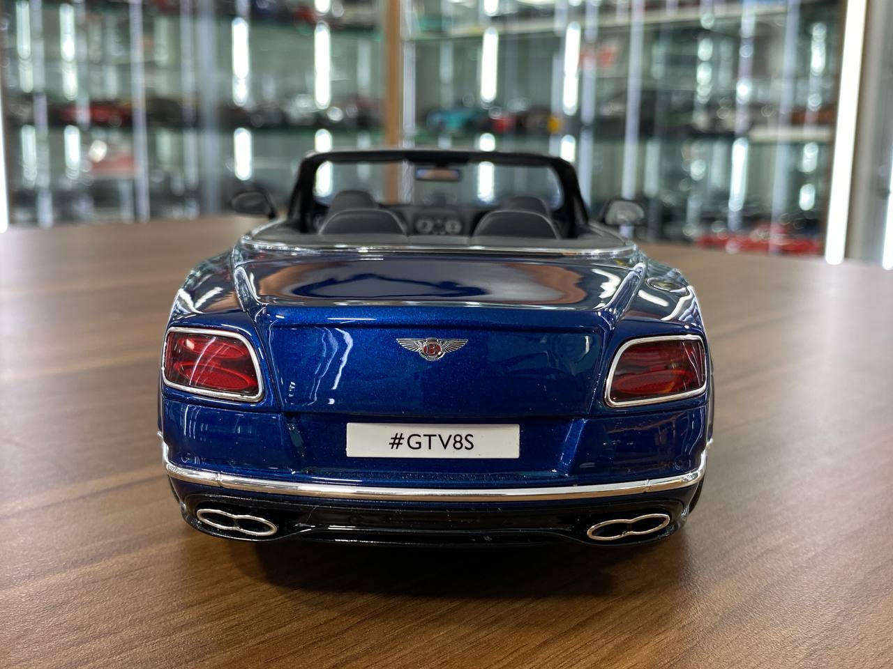 1/18 Resin GT Spirit Bentley Continental GT V8 S Convertible 2015 Blue Limited 1000 pcs