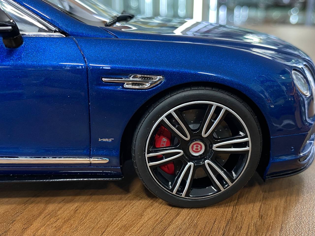 1/18 Resin GT Spirit Bentley Continental GT V8 S Convertible 2015 Blue Limited 1000 pcs