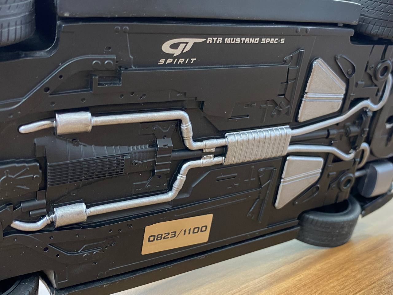 1/18 resin GT Spirit FORD Mustang RTR Spec-5 10th Anniversary 2021 Grey / Green Limited 1100 pcs