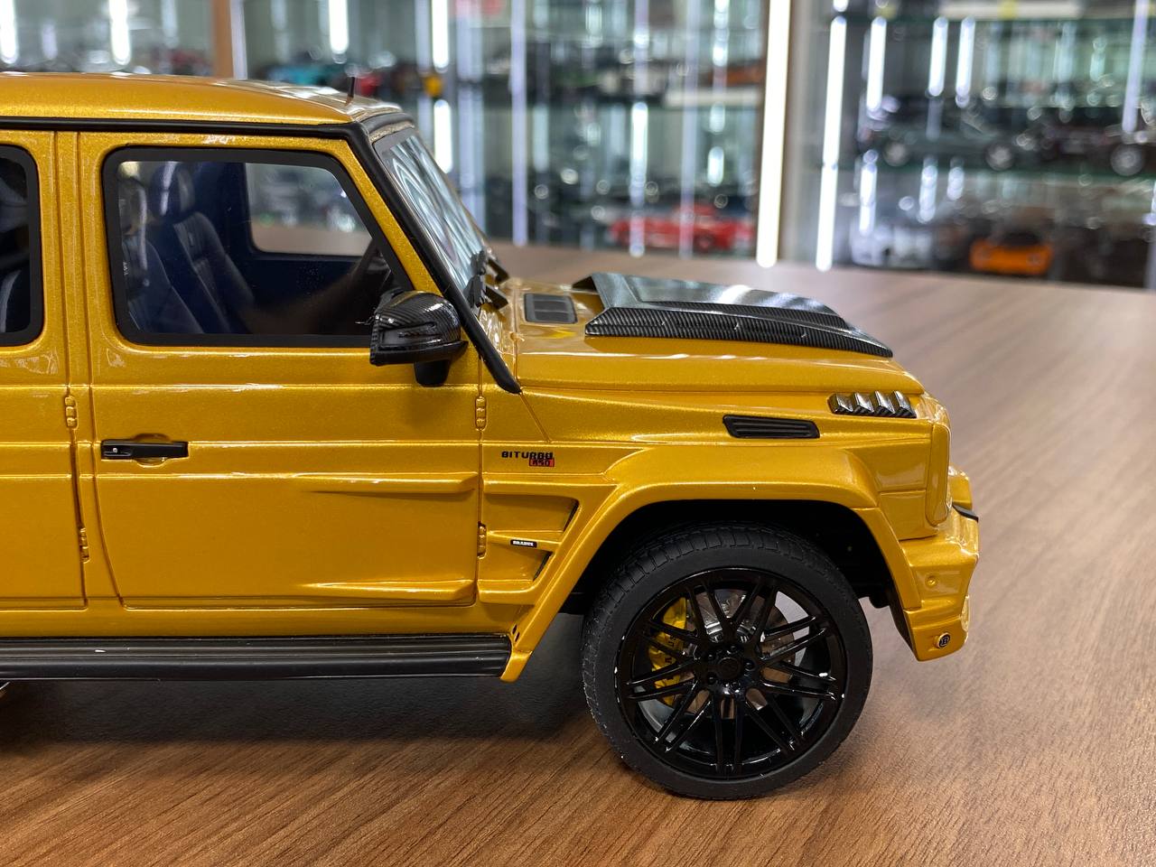 1/18 Resin model GT Spirit Mercedes Benz G63 BRABUS 850 Solar Beam Gold Limited 999 pcs