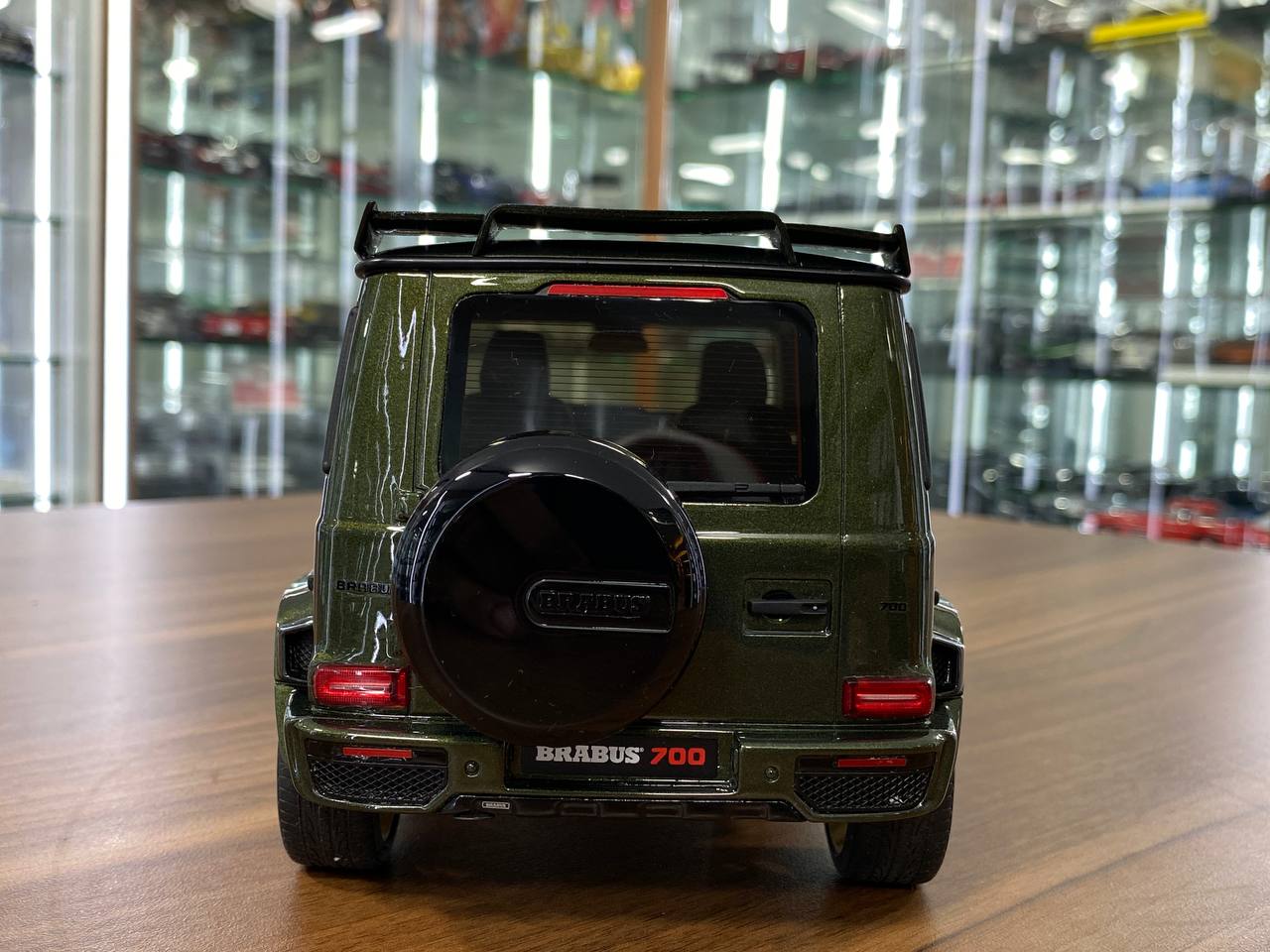 1/18 Resin model GT Spirit Mercedes Benz G 63 BRABUS 700 Widestar 2023 Olive Green Limited 999 pcs