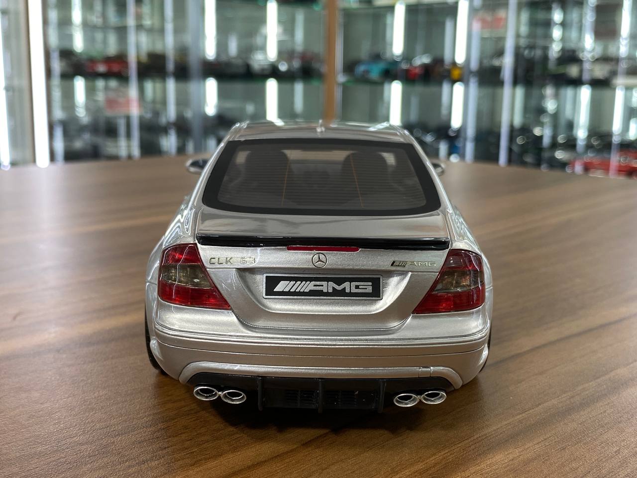 1/18 Resin Otto Mobile Mercedes Benz CLK 63 AMG Black Series 2008 Iridium Silver Limited 2000 pcs
