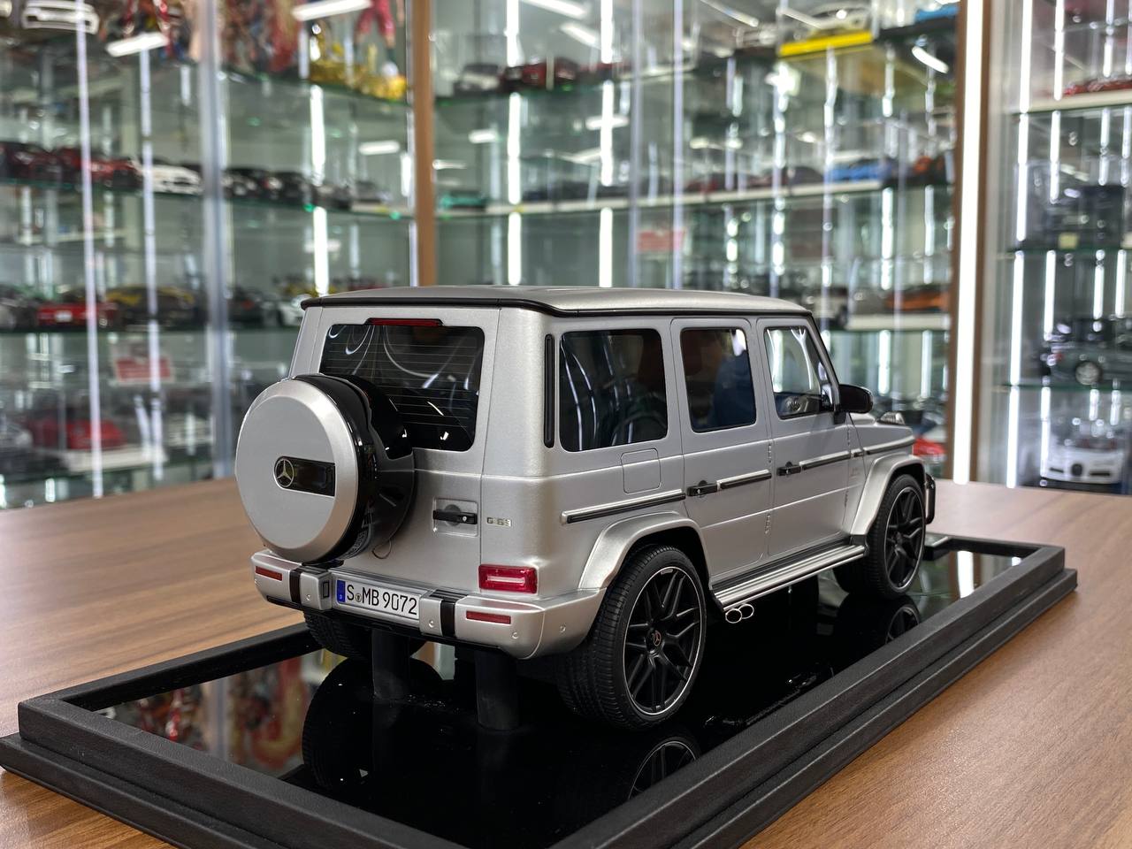 1/18 Resin Motor Helix Mercedes Benz AMG G63 2019 Matt Silver Limited 66 pcs