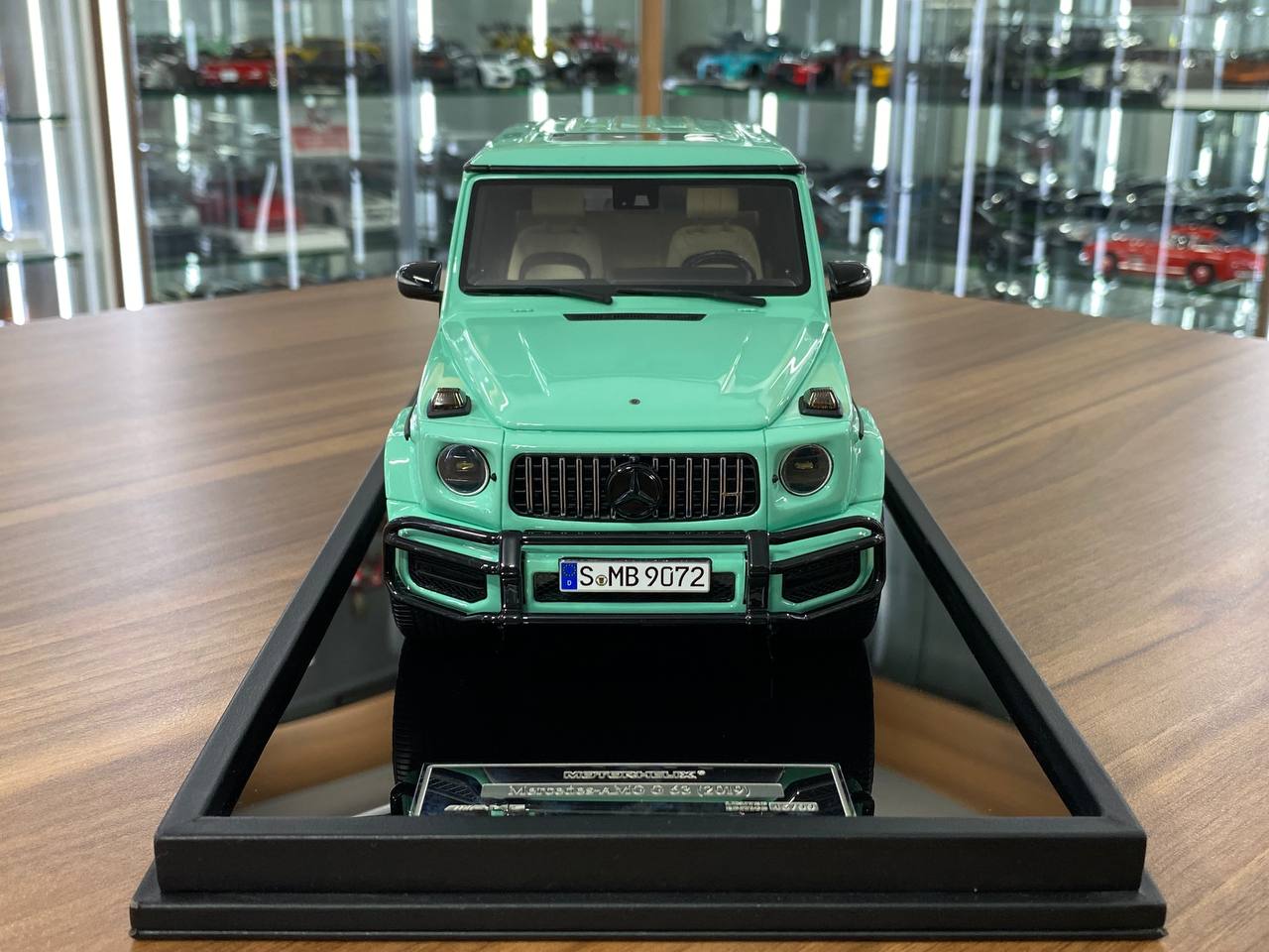 1/18 Resin Motor Helix Mercedes Benz AMG G63 2019 Tiffany Blue Limited 99 pcs