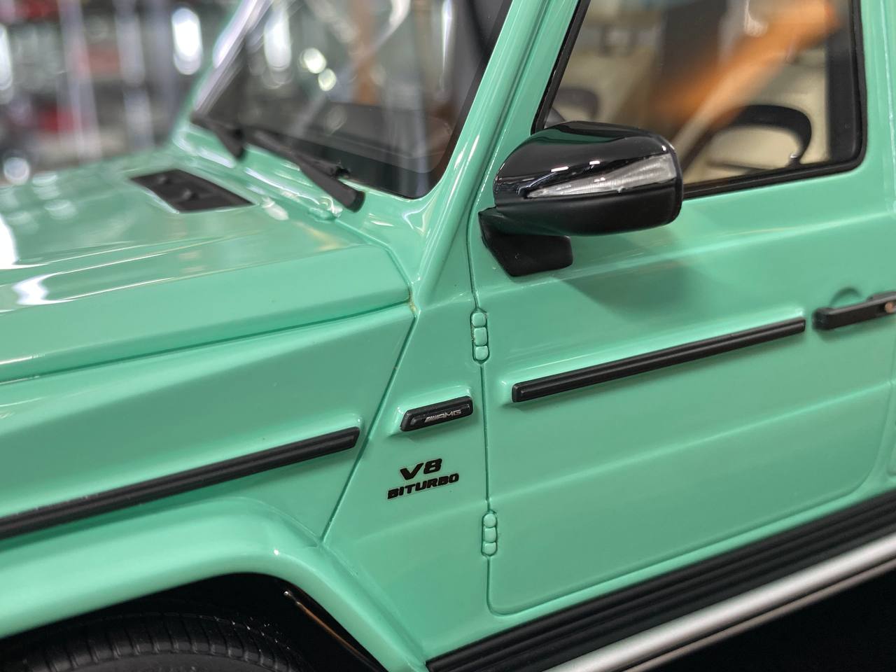 1/18 Resin Motor Helix Mercedes Benz AMG G63 2019 Tiffany Blue Limited 99 pcs