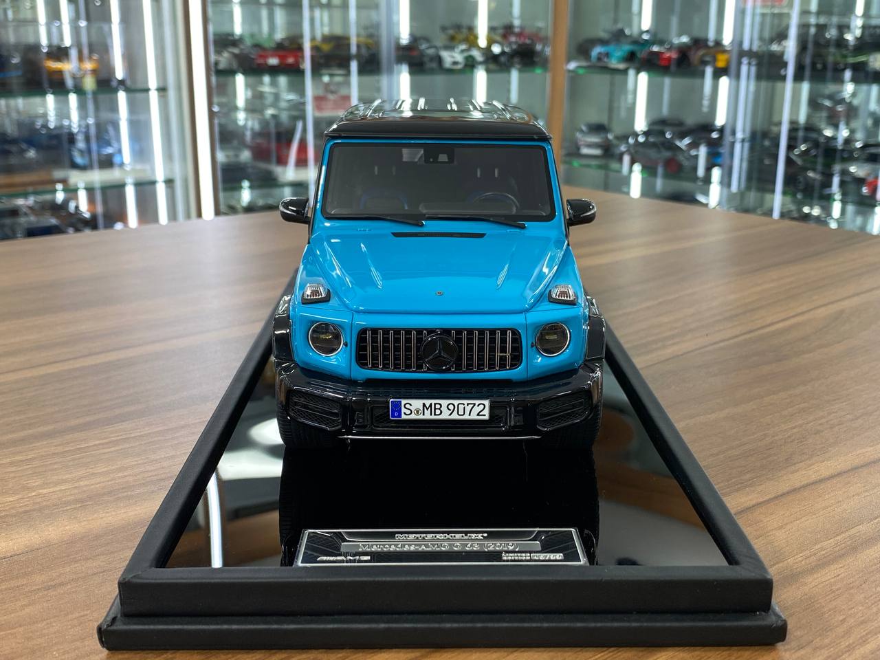 1/18 Resin Motor Helix Mercedes Benz AMG G63 2019 Baby Blue Limited 99 pcs