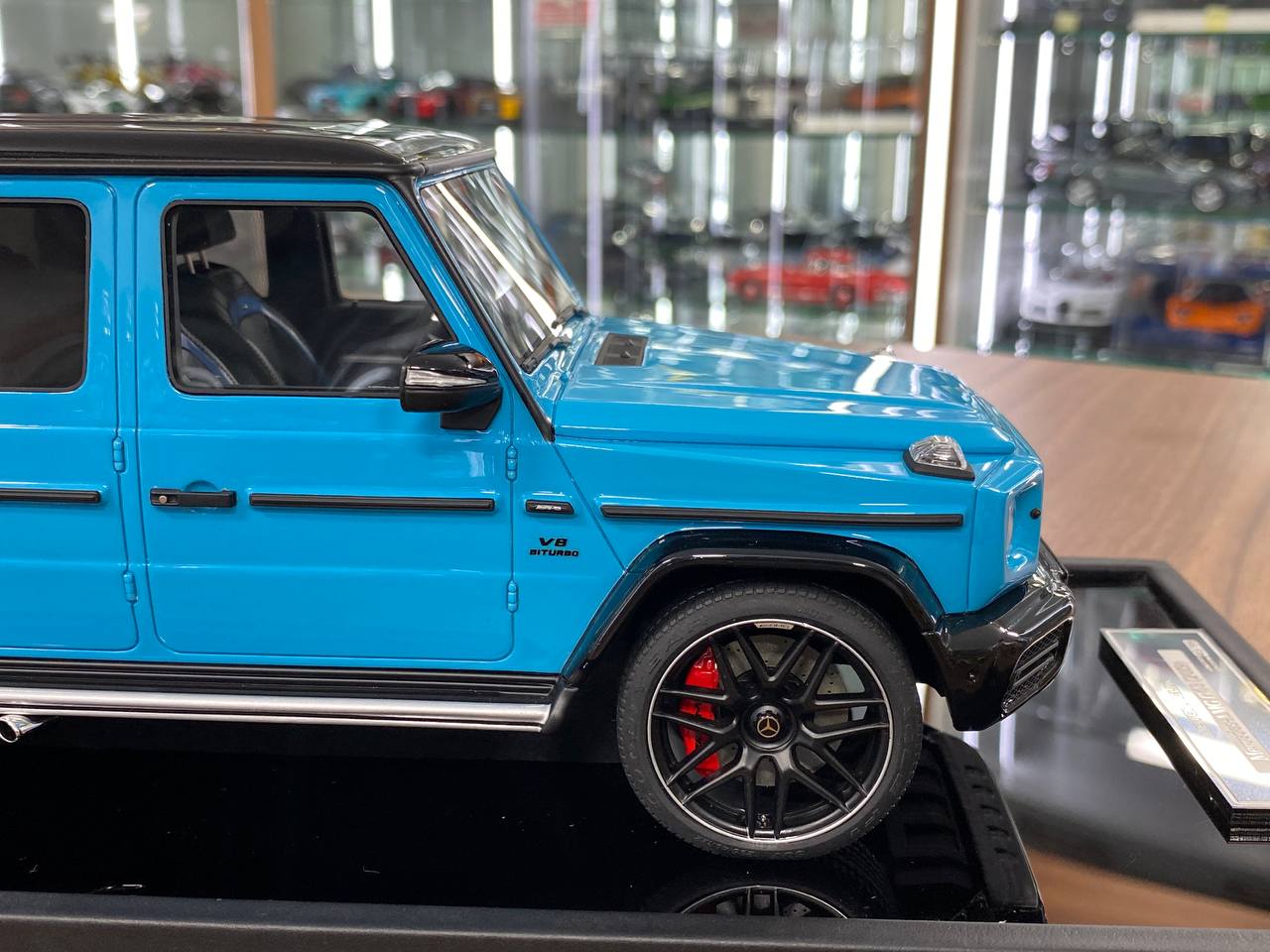 1/18 Resin Motor Helix Mercedes Benz AMG G63 2019 Baby Blue Limited 99 pcs