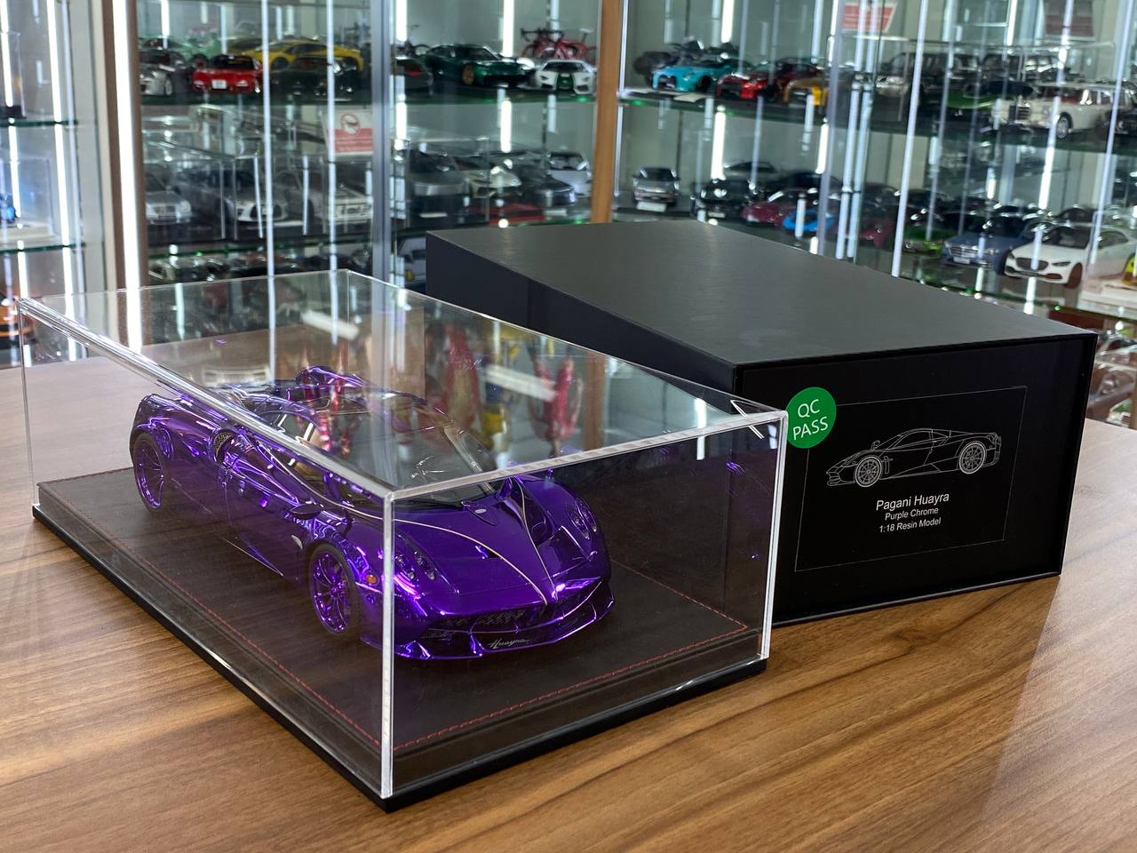 Two Eleven Models 1:18 Pagani Huayra – Purple Chrome (Limited Edition of 30)