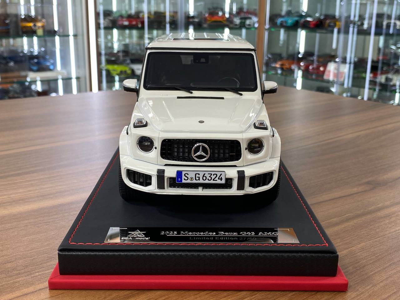 1/18 Resin BBA Models Mercedes Benz G 63 2025 White Limited 50 pcs