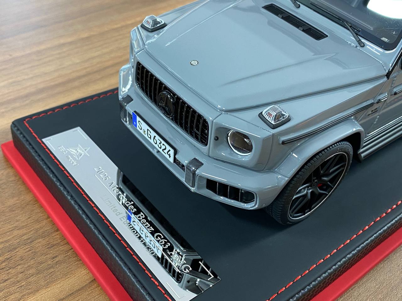 1/18 Resin BBA Models Mercedes Benz G 63 2025 Cement Grey Limited 30 pcs