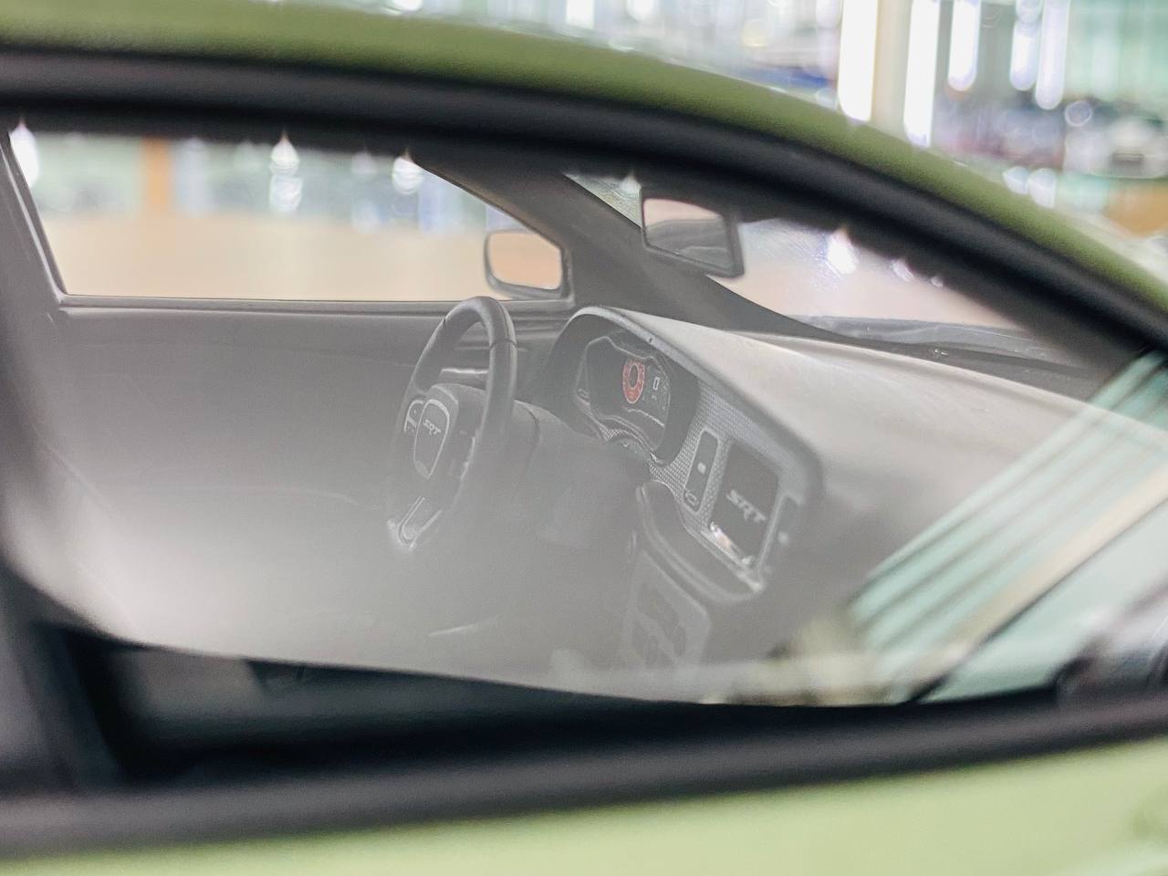 1/18 Resin Dodge Charger SRT Hellcat Wide Body Green GT Spirit Model Car