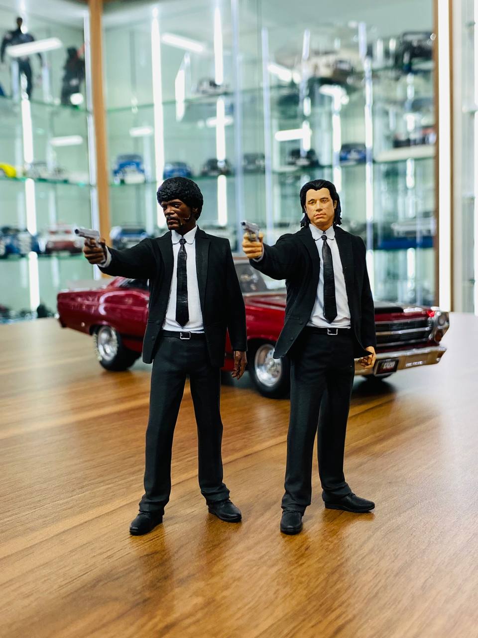 1/18 Scale Figure (Hand Made / Painted) Pulp Fiction Vincent & Kerr ( Set of 2 characters )