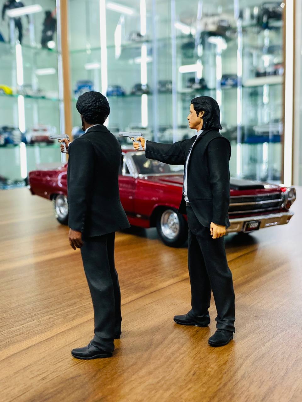 1/18 Scale Figure (Hand Made / Painted) Pulp Fiction Vincent & Kerr ( Set of 2 characters )