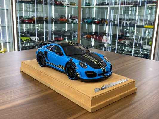 1:18 Resin Porsche GT Street R – Blue | TechArt (Limited Edition of 45 – Dubai Exclusive)