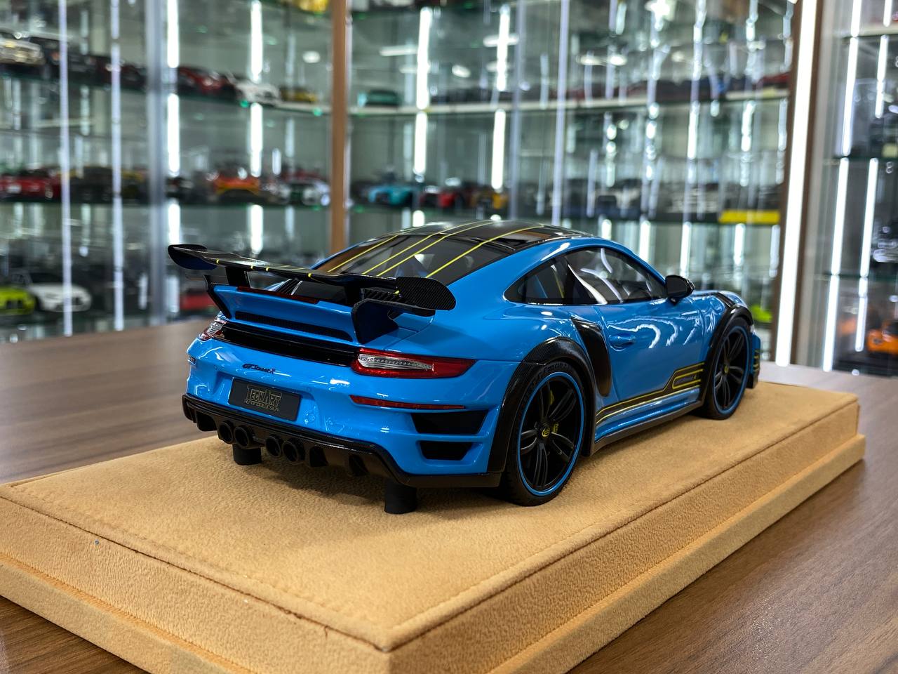 1:18 Resin Porsche GT Street R – Blue | TechArt (Limited Edition of 45 – Dubai Exclusive)
