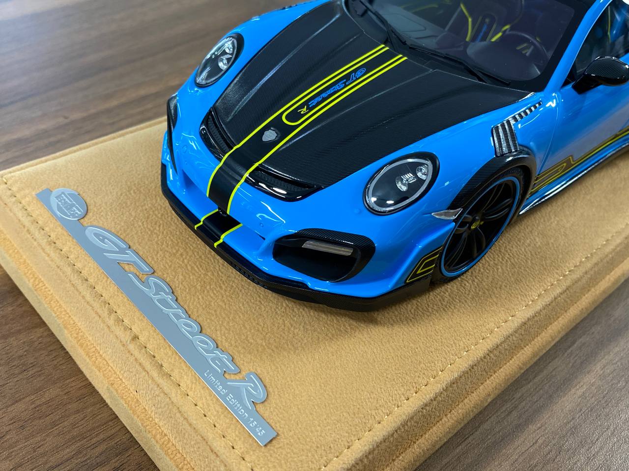 1:18 Resin Porsche GT Street R – Blue | TechArt (Limited Edition of 45 – Dubai Exclusive)