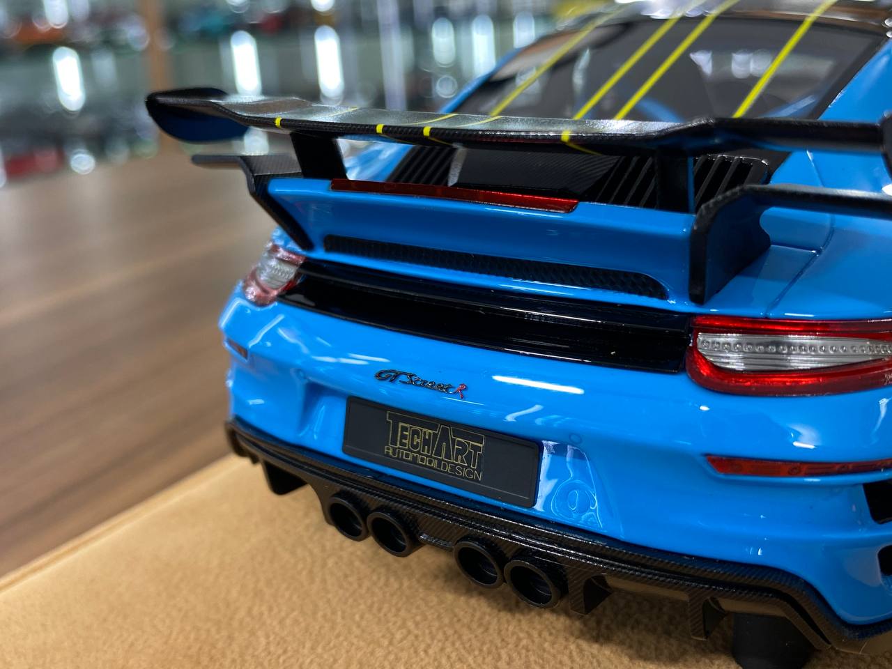 1:18 Resin Porsche GT Street R – Blue | TechArt (Limited Edition of 45 – Dubai Exclusive)