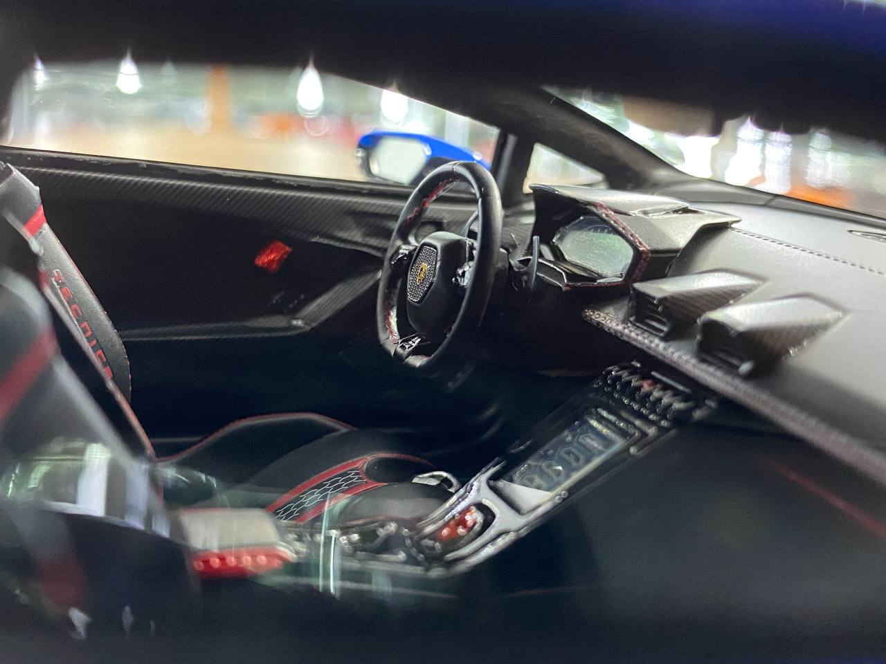 1/18 Resin Lamborghini Huracan Tecnica Blue by MR Collection Limited to 49 pcs