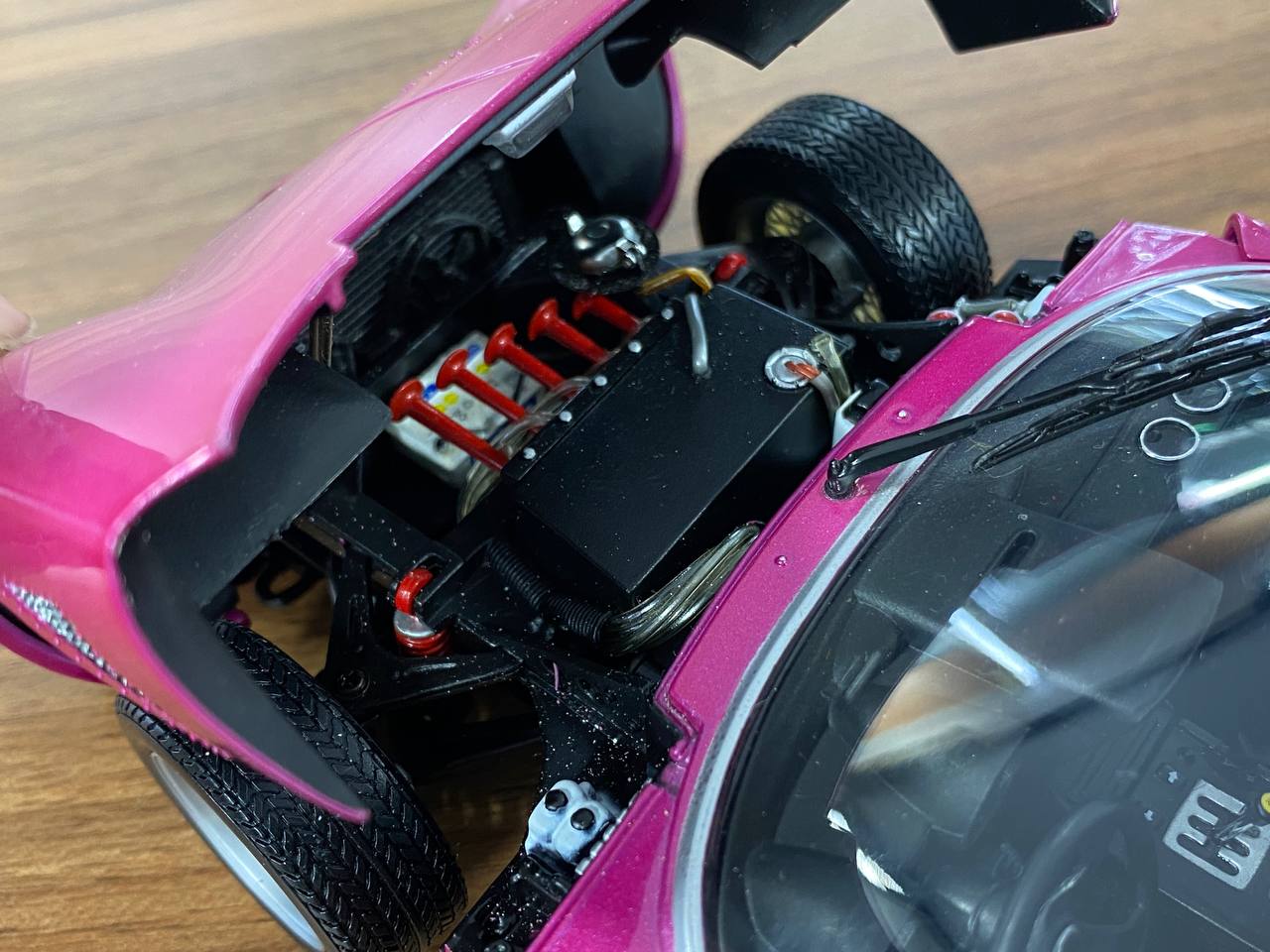 1/18 Diecast Full opening Kyosho Lamborghini JOTA SVR Pink