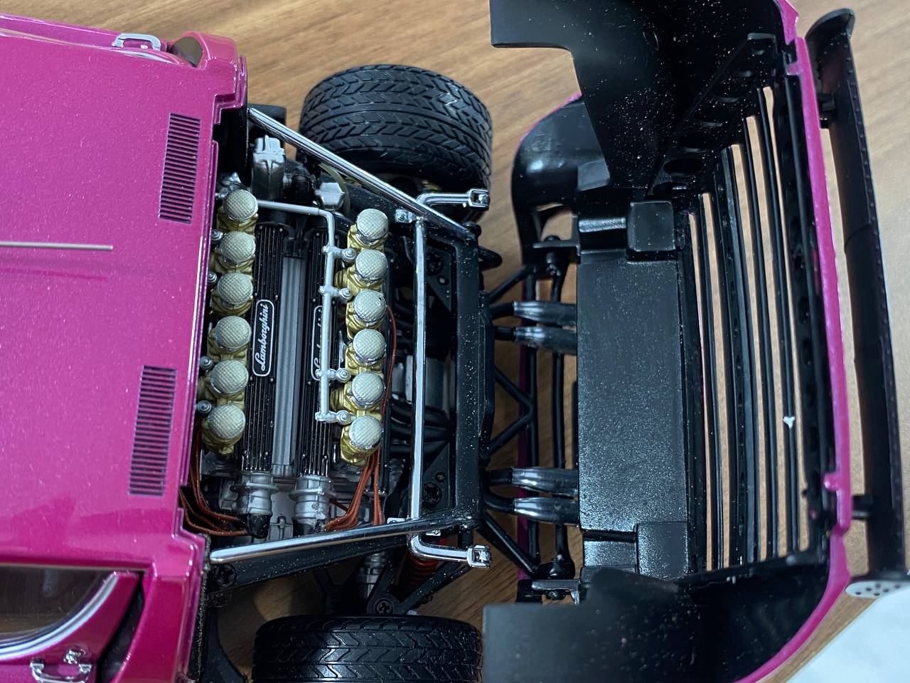 1/18 Diecast Full opening Kyosho Lamborghini JOTA SVR Pink