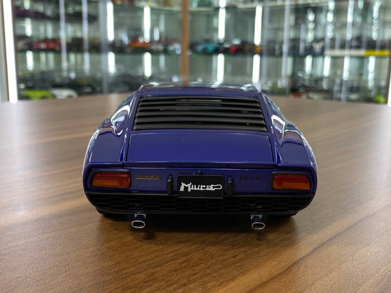 1/18 Diecast KYOSHO Lamborghini MIURA P400 Blue Metallic