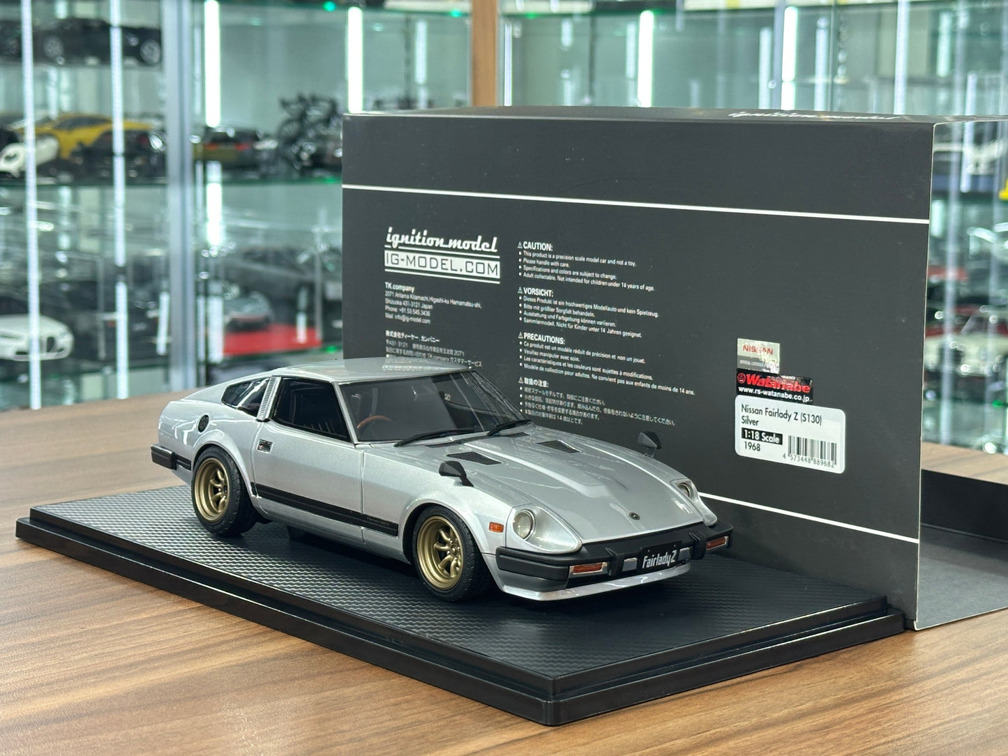 1/18 Resin Ignition Model Nissan Fairlady Z S130 – Silver