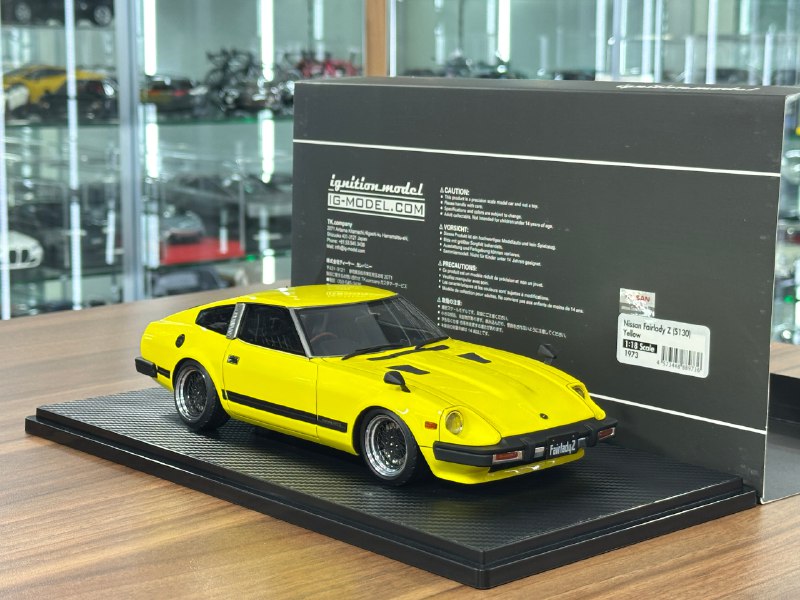 1/18 Resin Ignition Model Nissan Fairlady Z S130 – Yellow