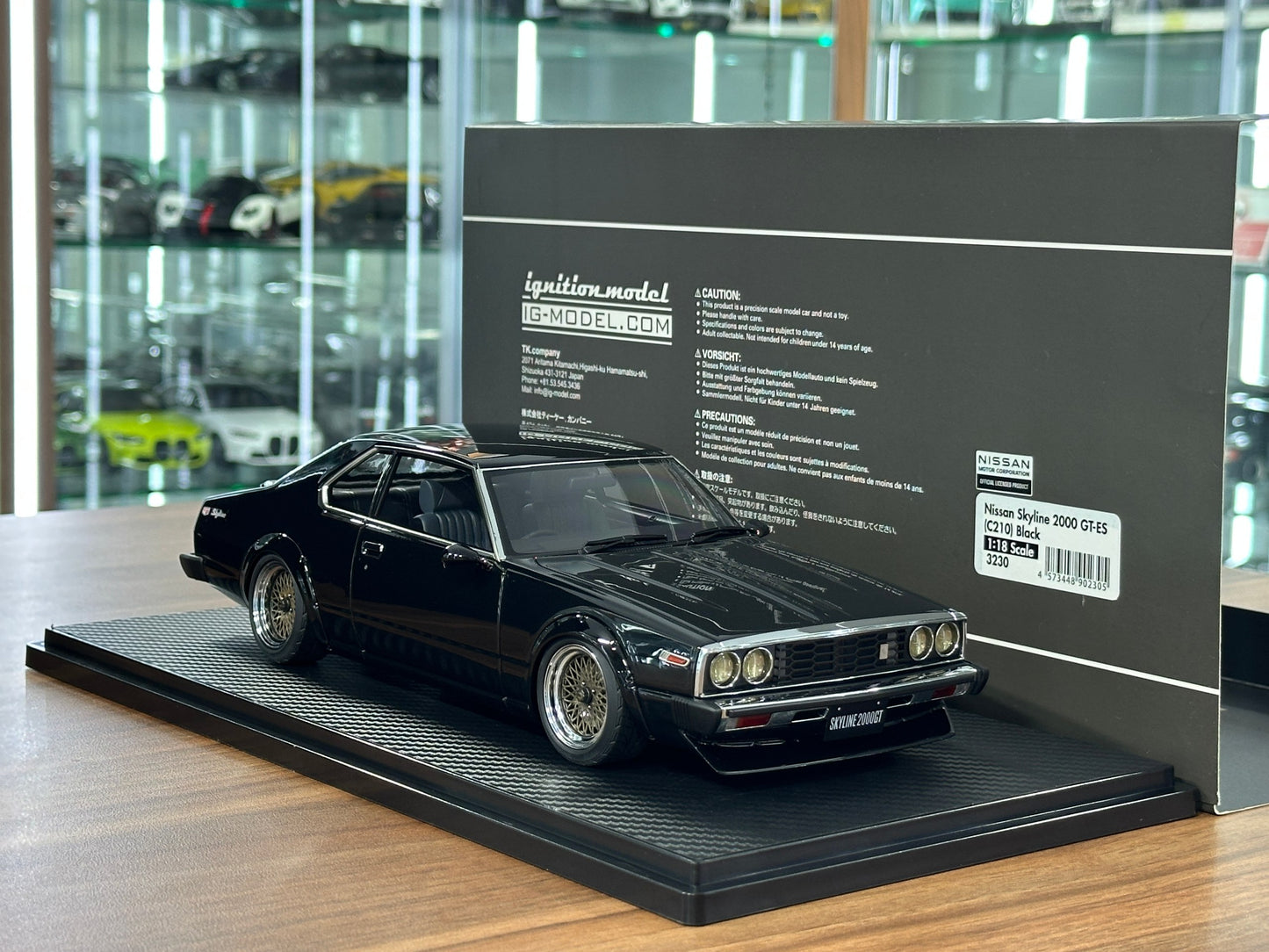 1/18 Resin Ignition Model Nissan Skyline 2000 GT-ES C210 – Purple