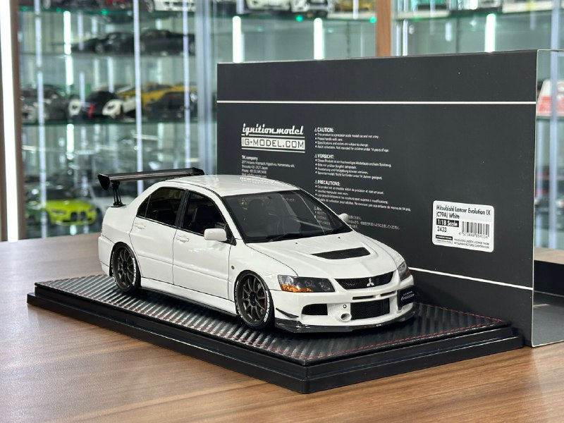 1/18 Resin Ignition Model Mitsubishi Lancer Evolution IX CT9A – White