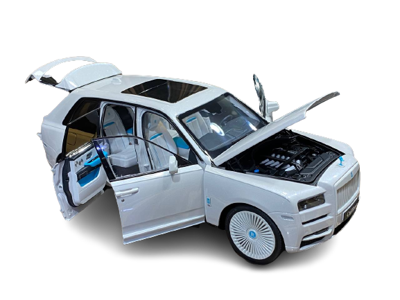 1/18 Diecast Miniature Rolls Royce Cullinan White Model Car|Sold in Dturman.com Dubai UAE.