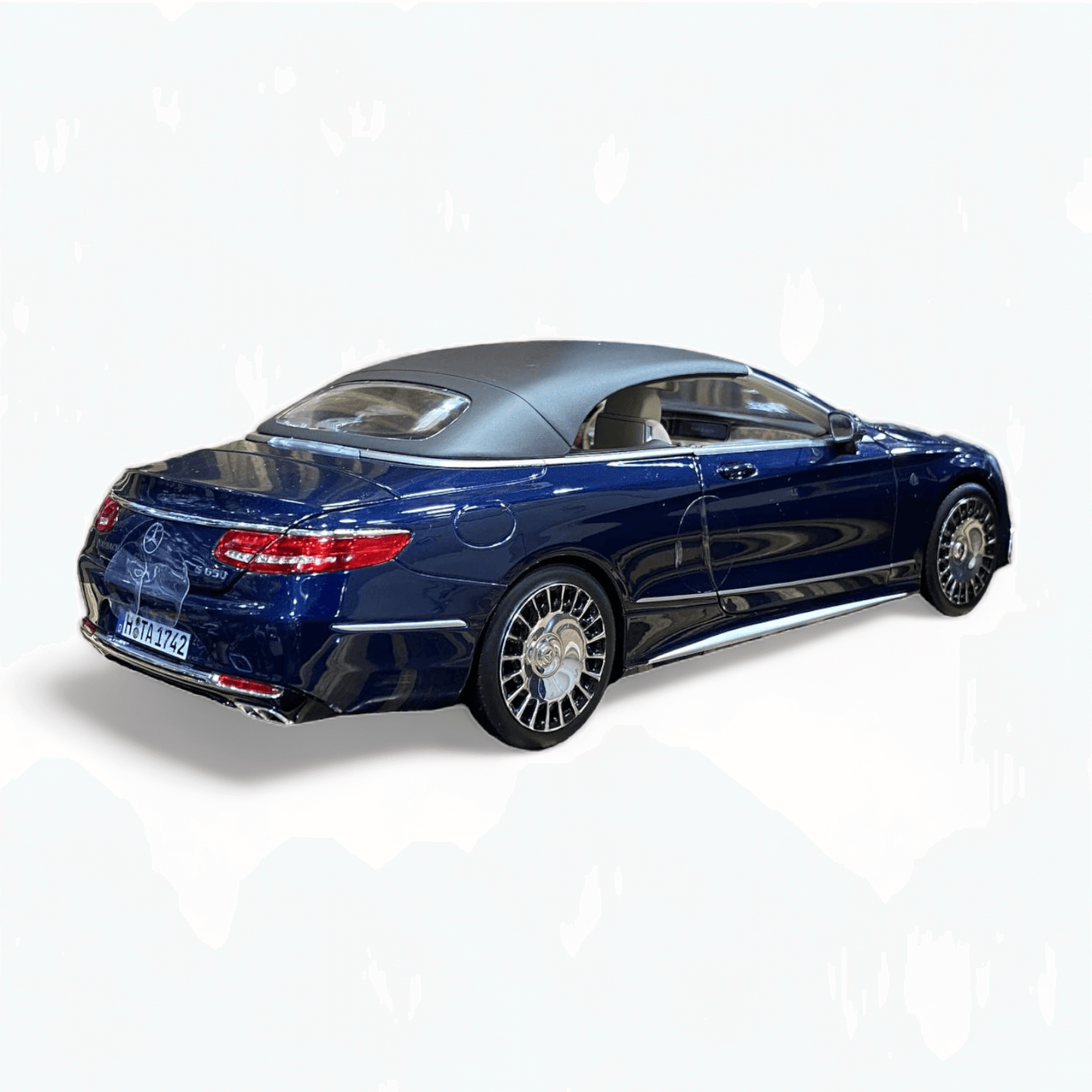 1/18 Diecast Mercedes-Maybach S650 Cabriolet Dark Blue Norev Blue Model Car|Sold in Dturman.com Dubai UAE.
