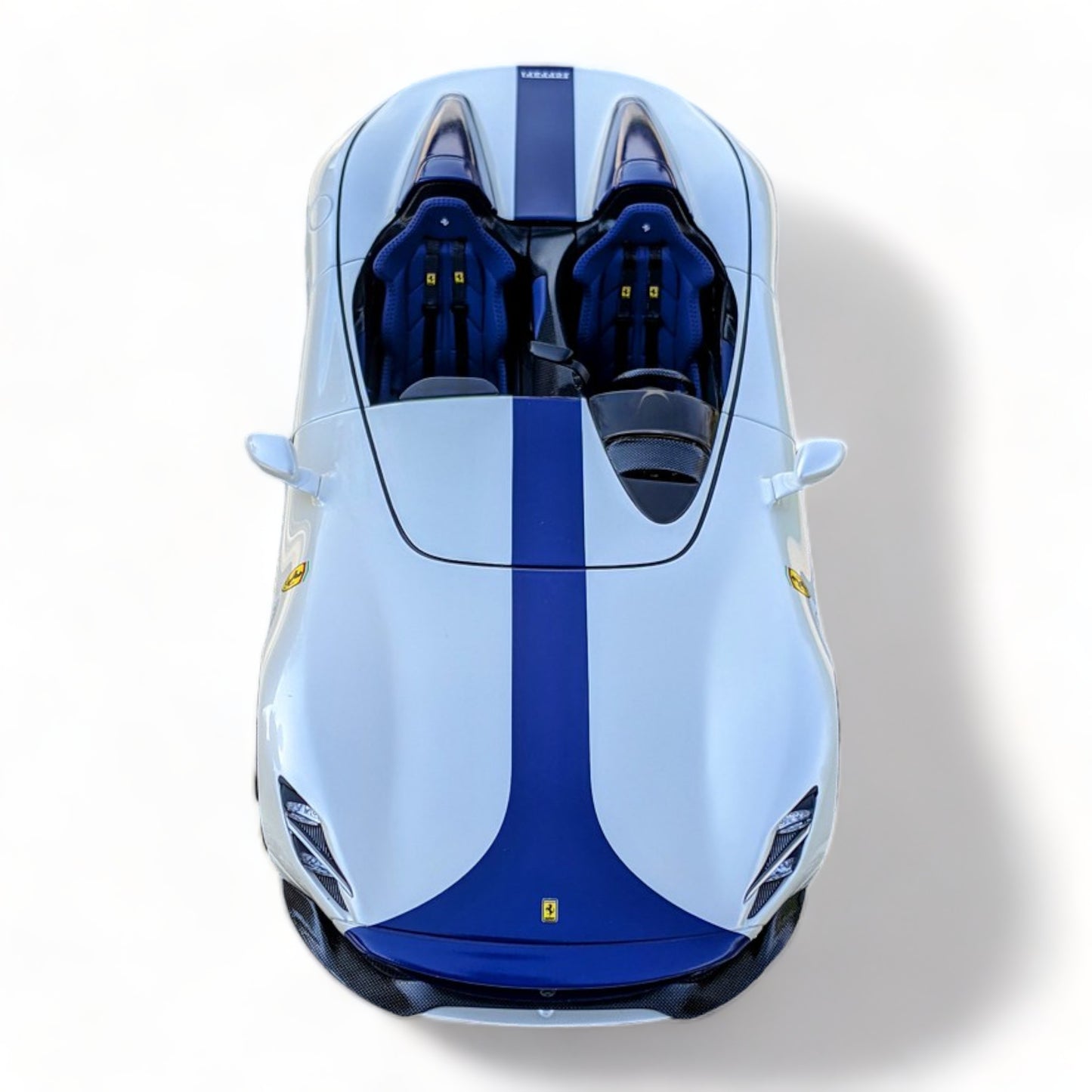 1/18 Diecast Ferrari Monza SP2 White BBR Scale Model Car