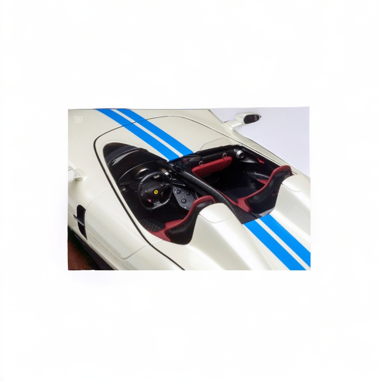 1/18 Diecast Ferrari Monza SP2 White BBR Scale Model Car|Sold in Dturman.com Dubai UAE.