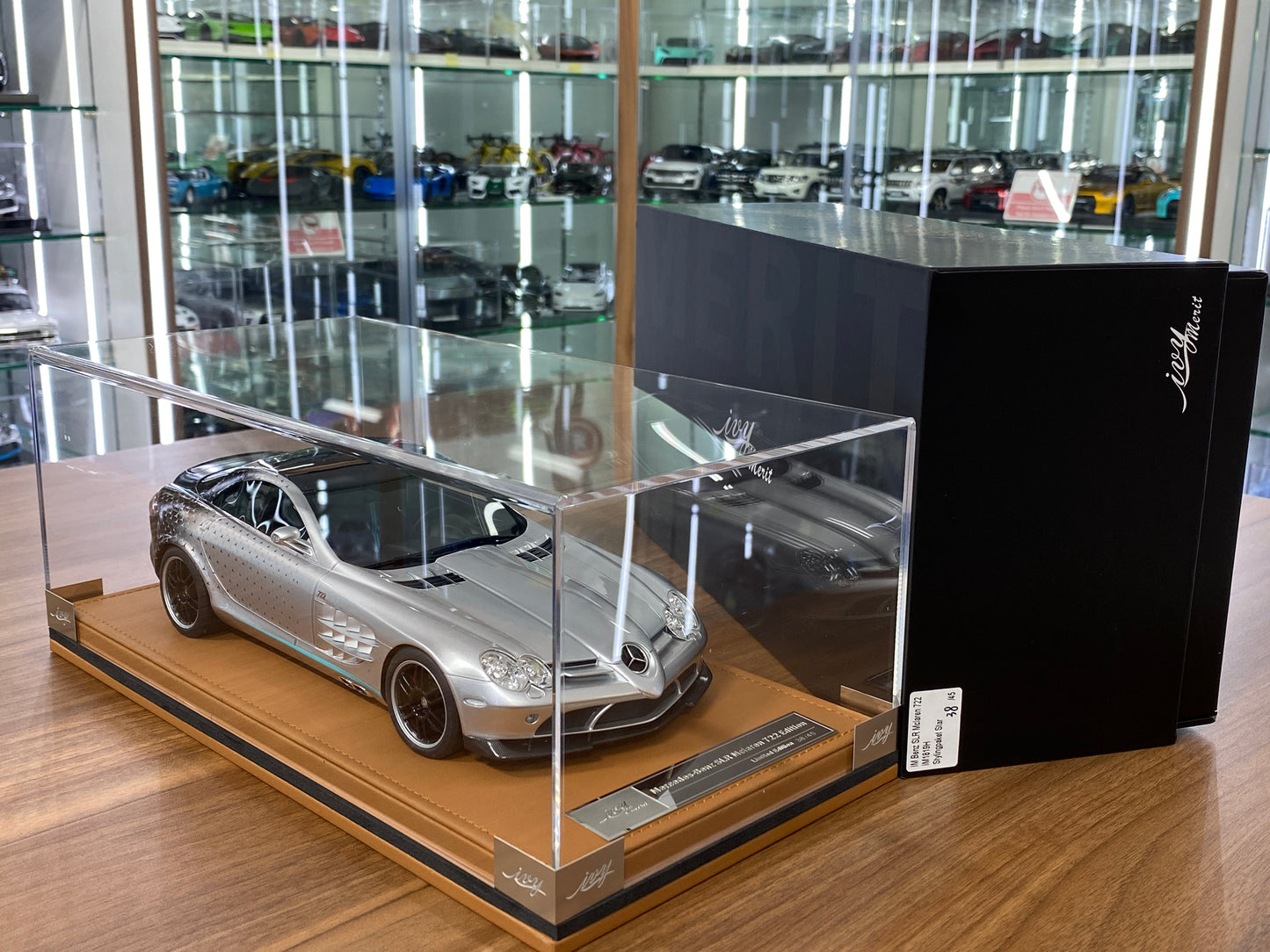 1/18 Resin IVY Models Mercedes-Benz SLR McLaren 722 Limited 45, Star/Silver