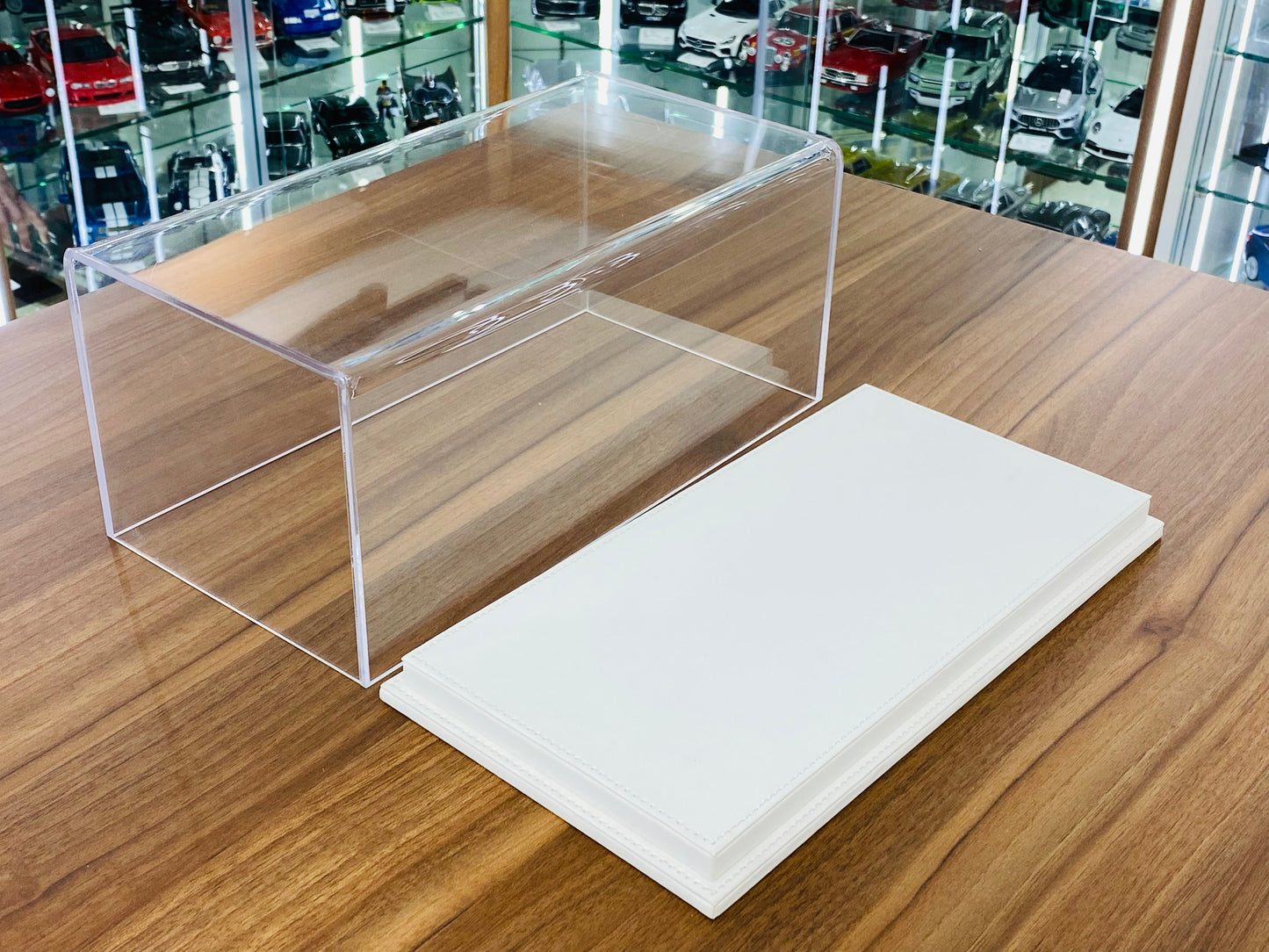 Acrylic Display Case - White | Perfect Size for Your Collectibles!