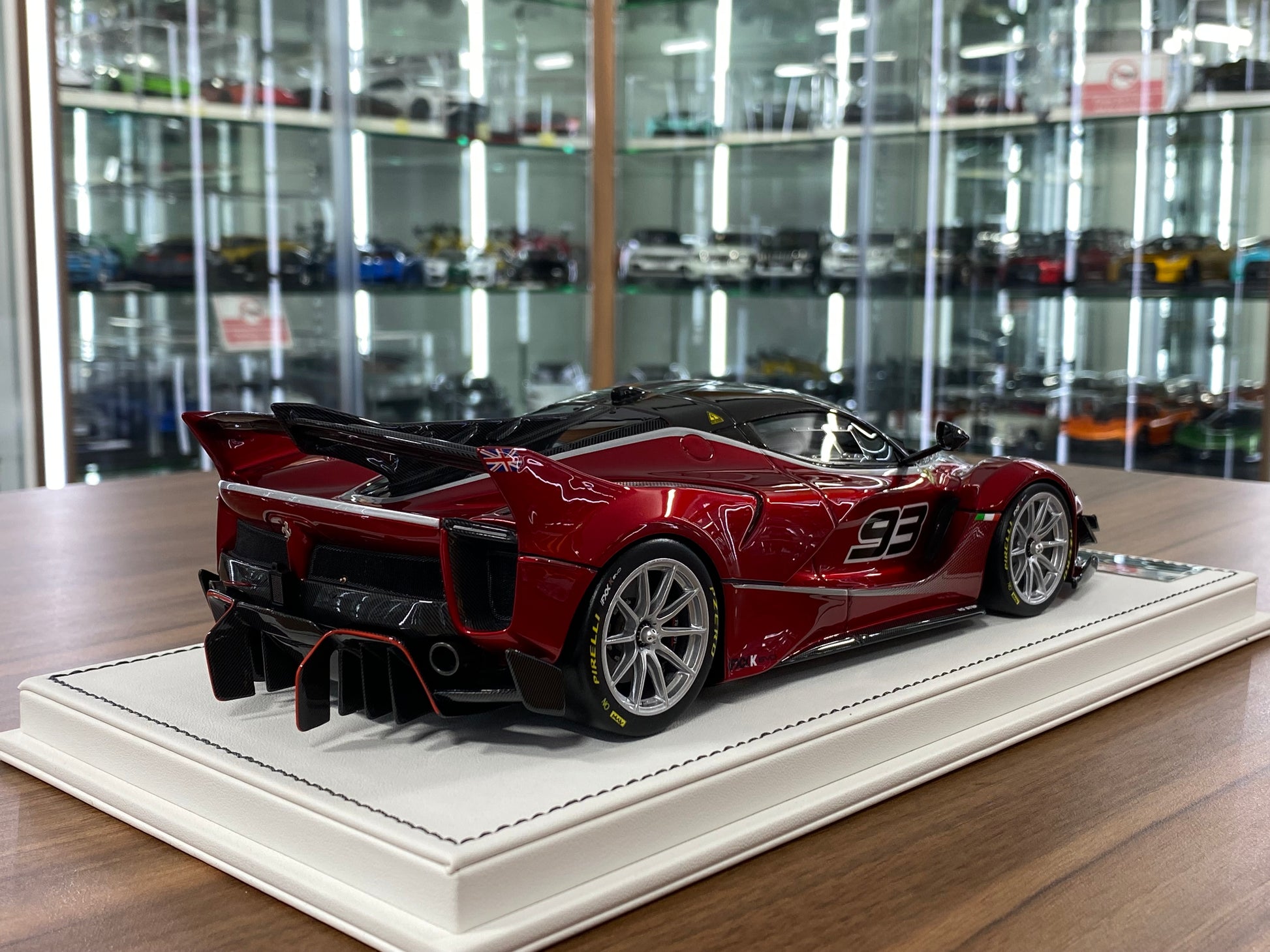 Limited edition 30 Ferrari FXXK EVO No.93 Candy Red 1/18 resin ProRaze