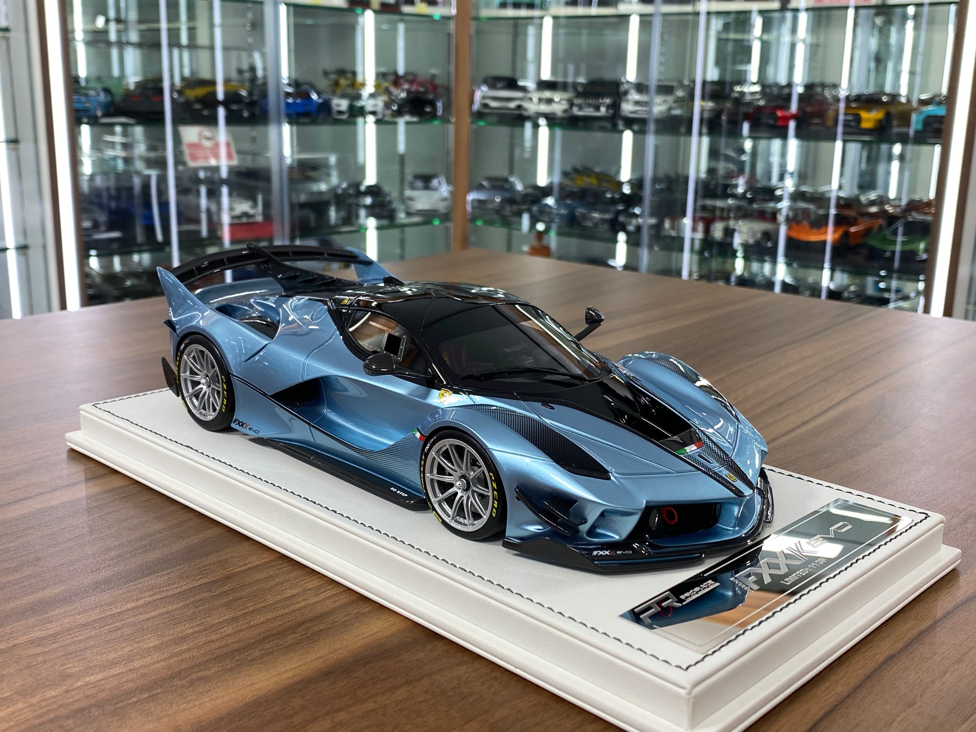 1/18 ProRaze Ferrari FXXK EVO Light Metallic Blue resin limited edition 30 pcs