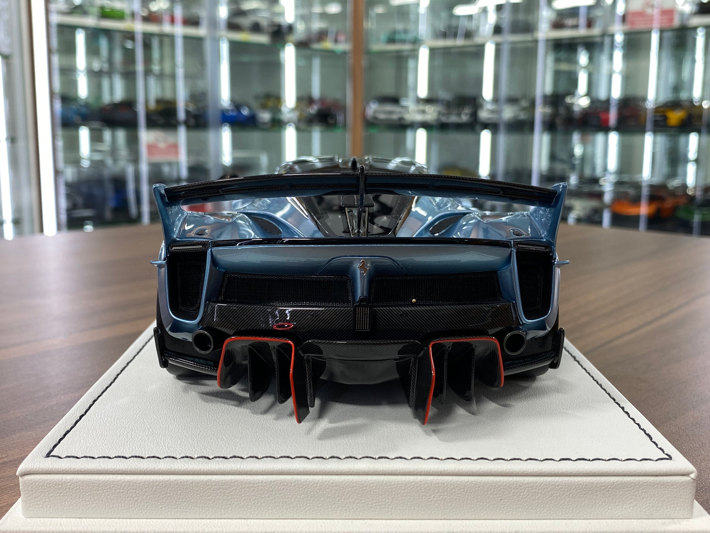 1/18 resin Ferrari FXXK EVO Light Metallic Blue ProRaze collectible car