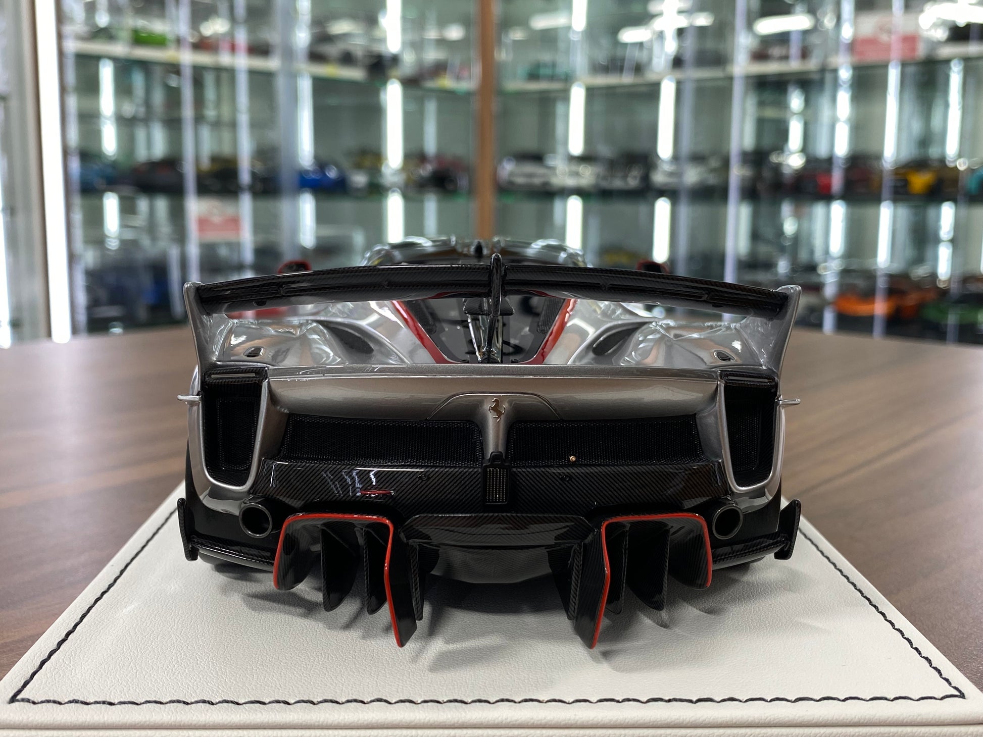 1/18 resin Ferrari FXXK EVO No.22 Silver ProRaze collectible car