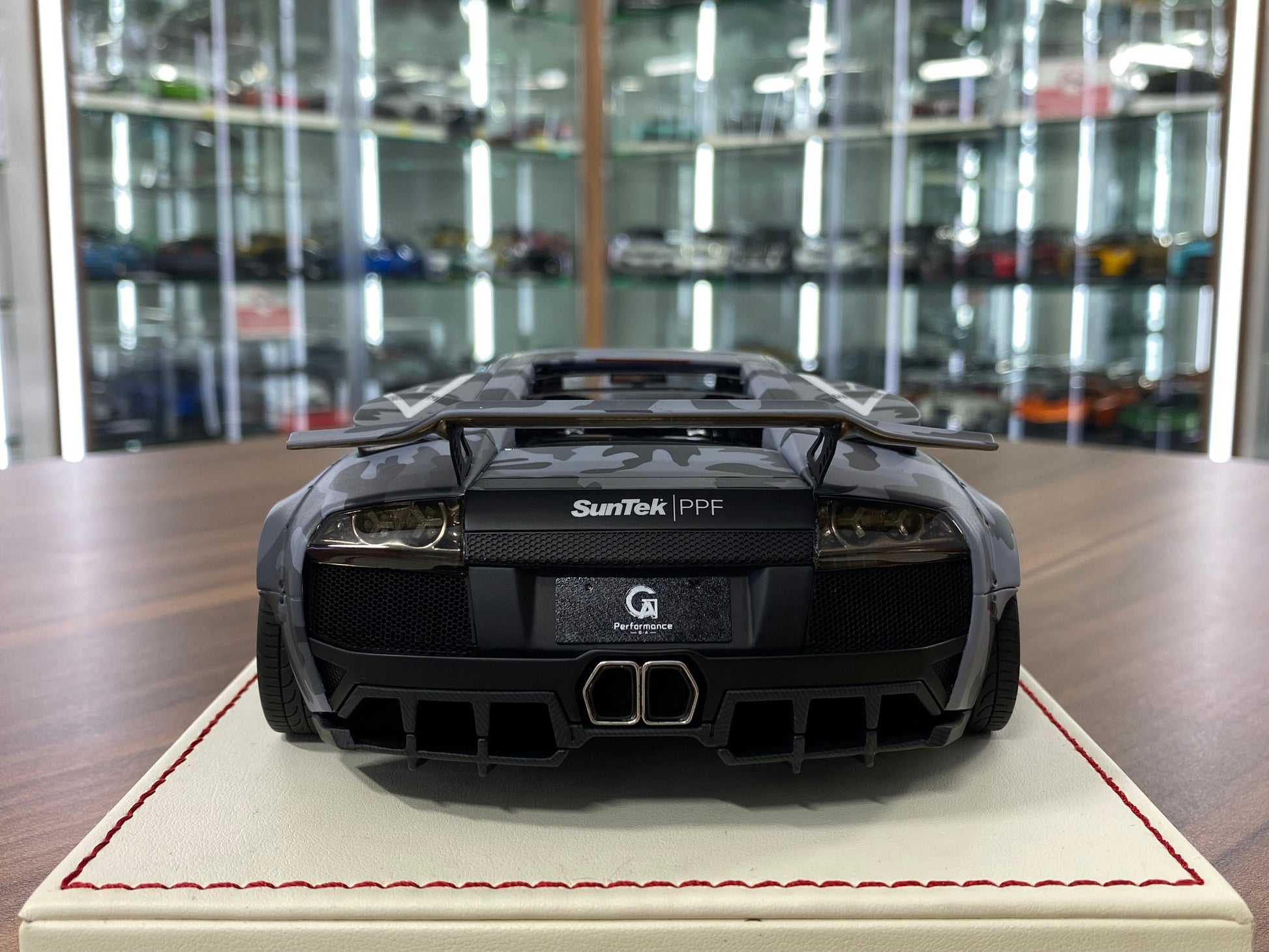 1/18 Davis & Giovanni Lamborghini MURCIÉLAGO Black/Grey Camouflage | Resin | Limited 8 Pcs
