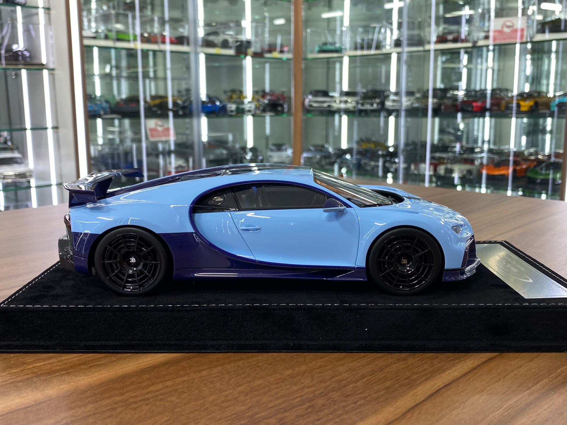 1/18 HH Bugatti Chiron Pur Sport – Azzurro La Plata blue – Limited Edition of 30