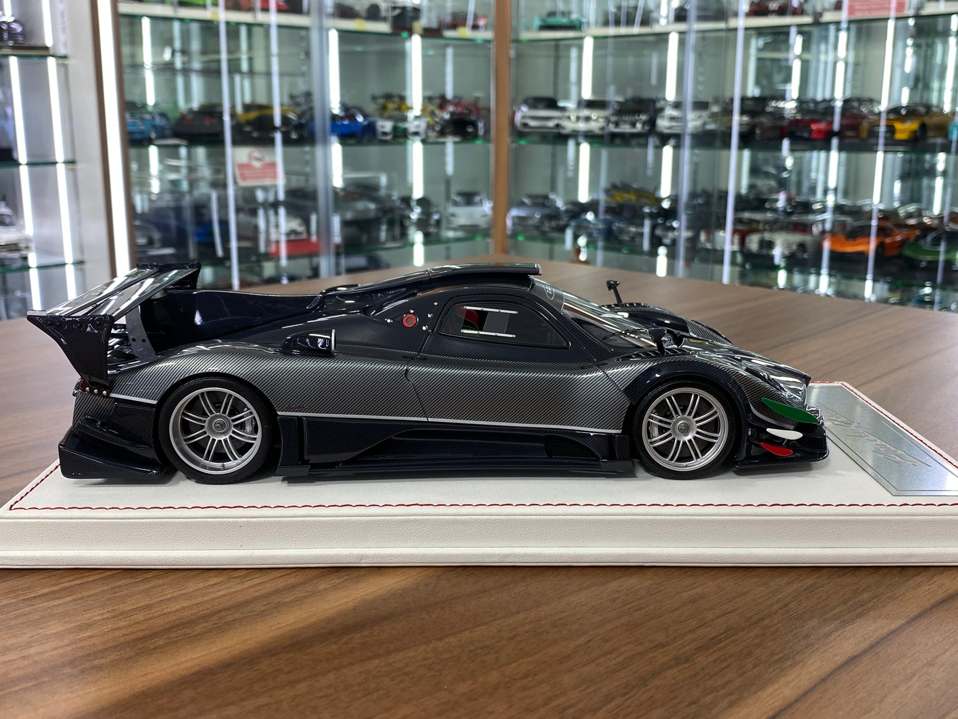 1/18 Resin Dino Model Pagani Zonda Revolucian Carbon Fiber/ Grey Limited to 30 pcs.