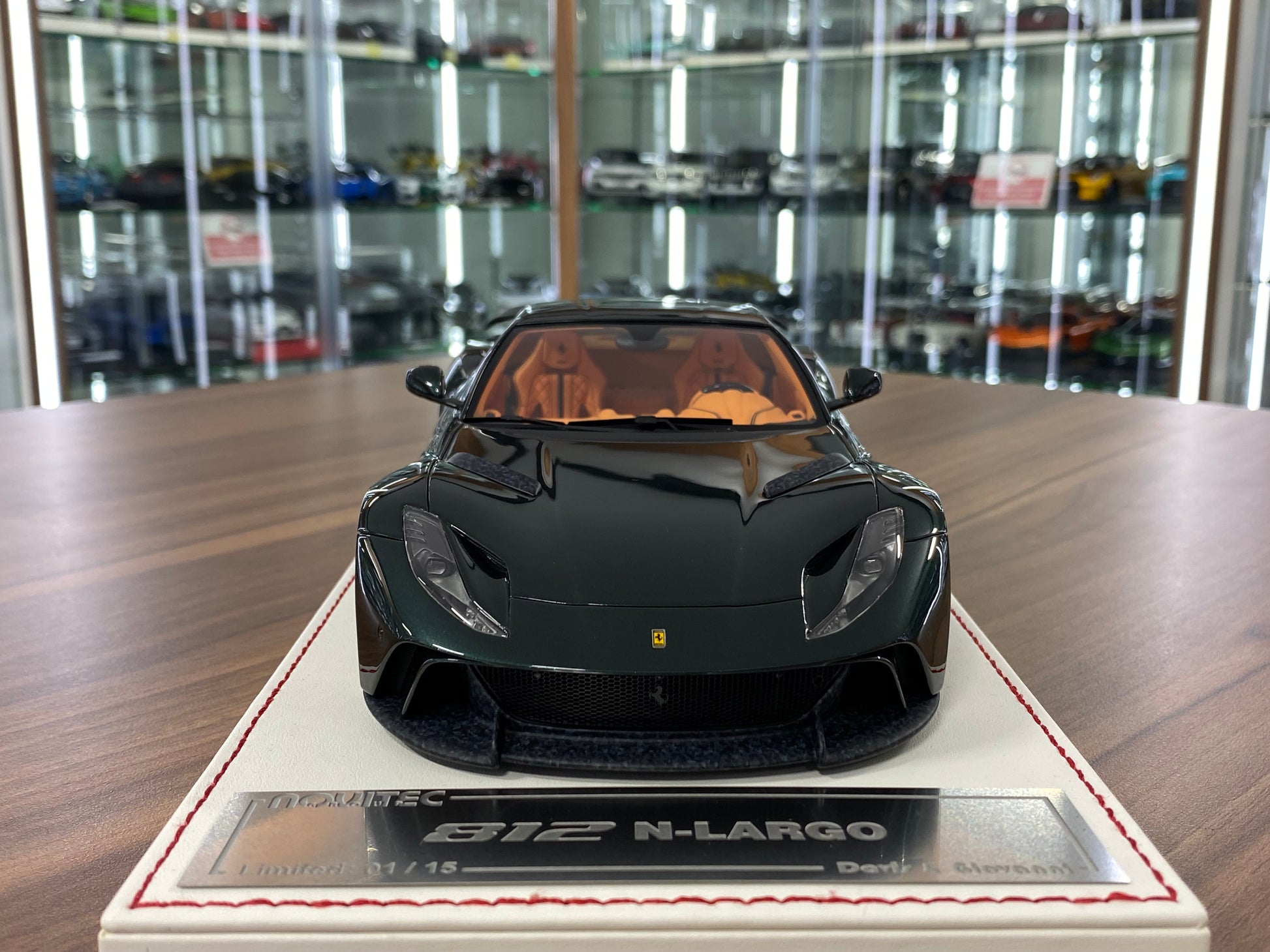 1/18 Resin – Ferrari 812 N-Largo Novitec | Davis & Giovanni |Metallic green | Limited 15 pcs