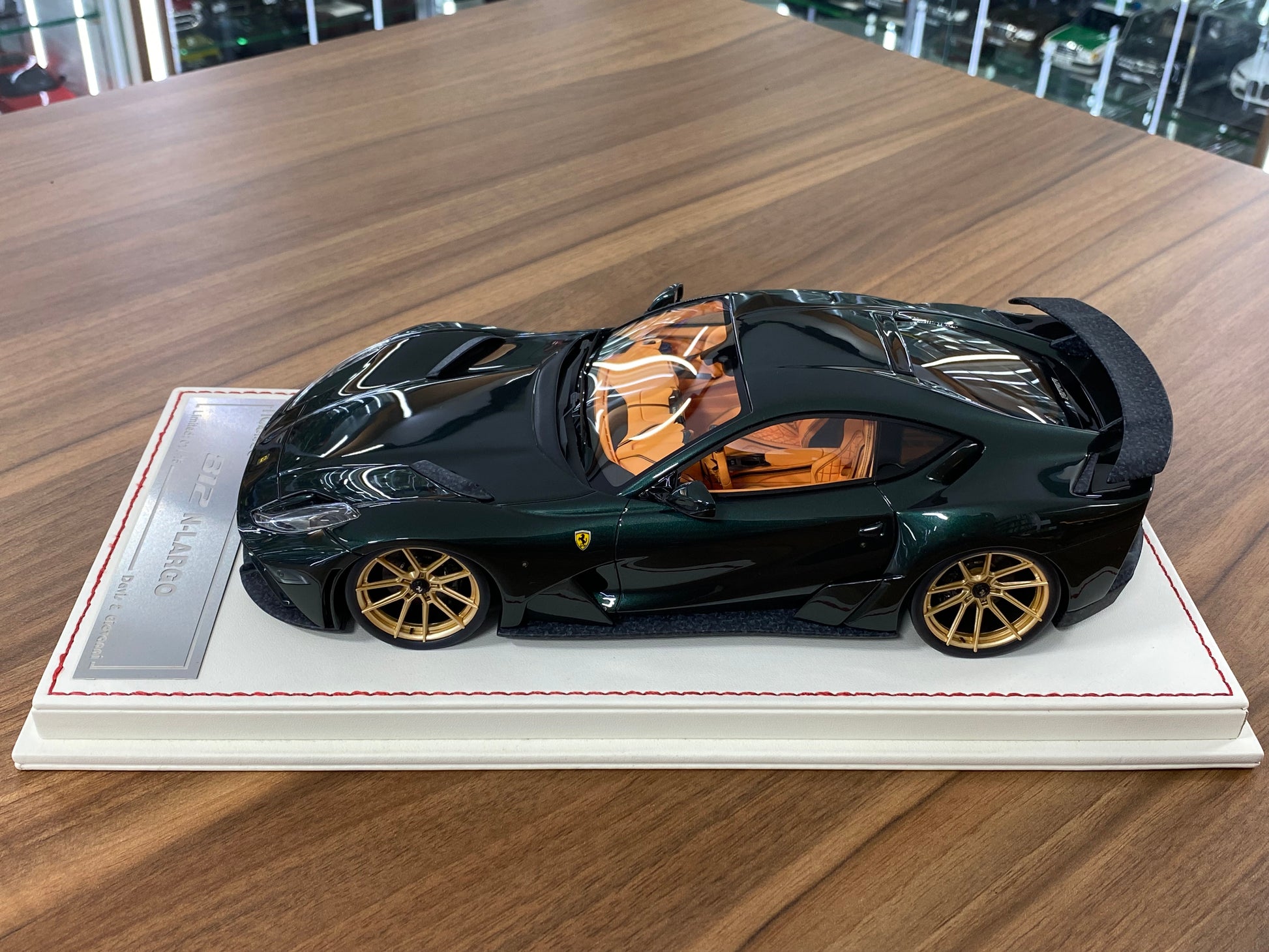 1/18 Resin – Ferrari 812 N-Largo Novitec | Davis & Giovanni |Metallic green | Limited 15 pcs