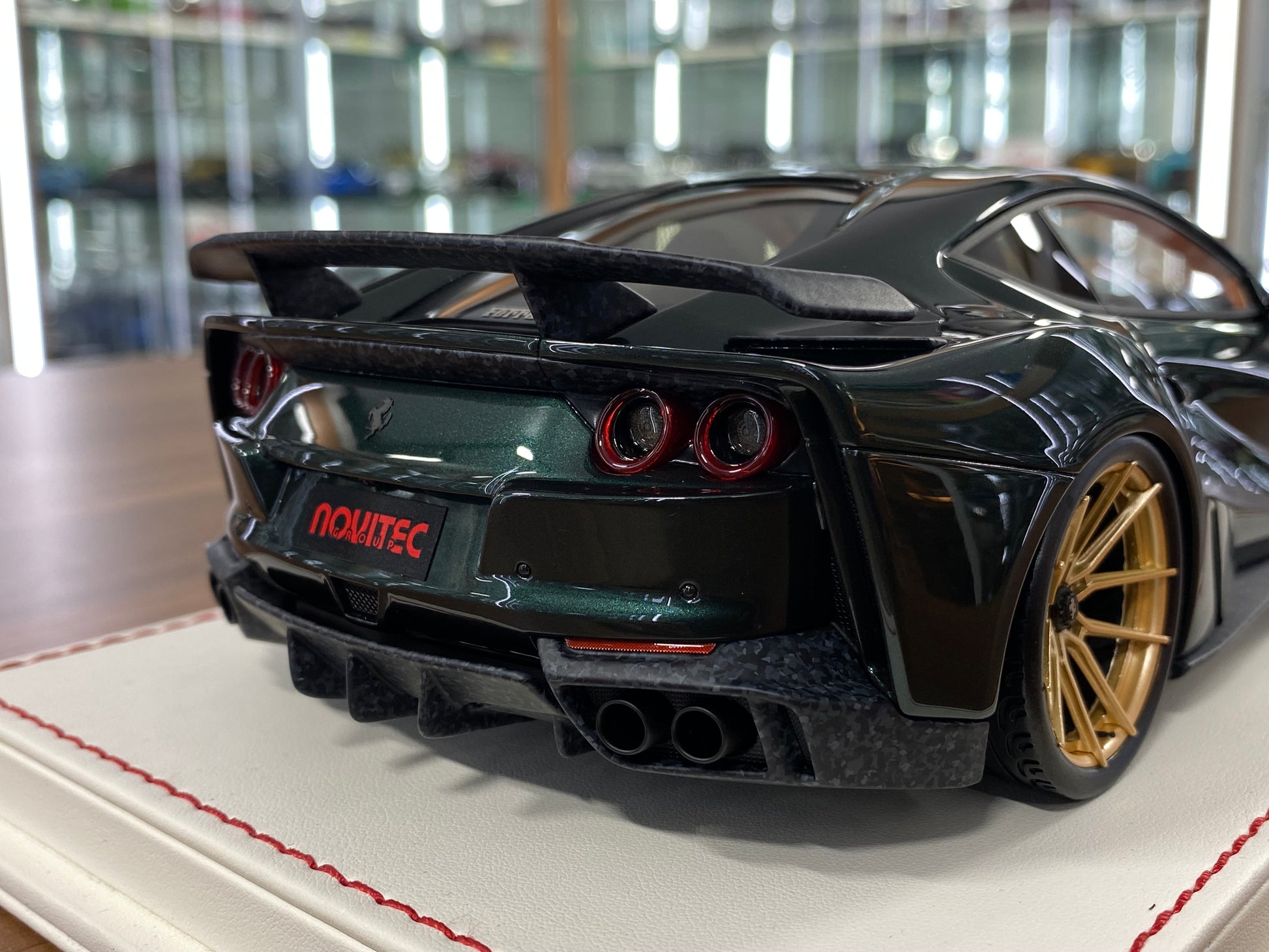 1/18 Resin – Ferrari 812 N-Largo Novitec | Davis & Giovanni |Metallic green | Limited 15 pcs