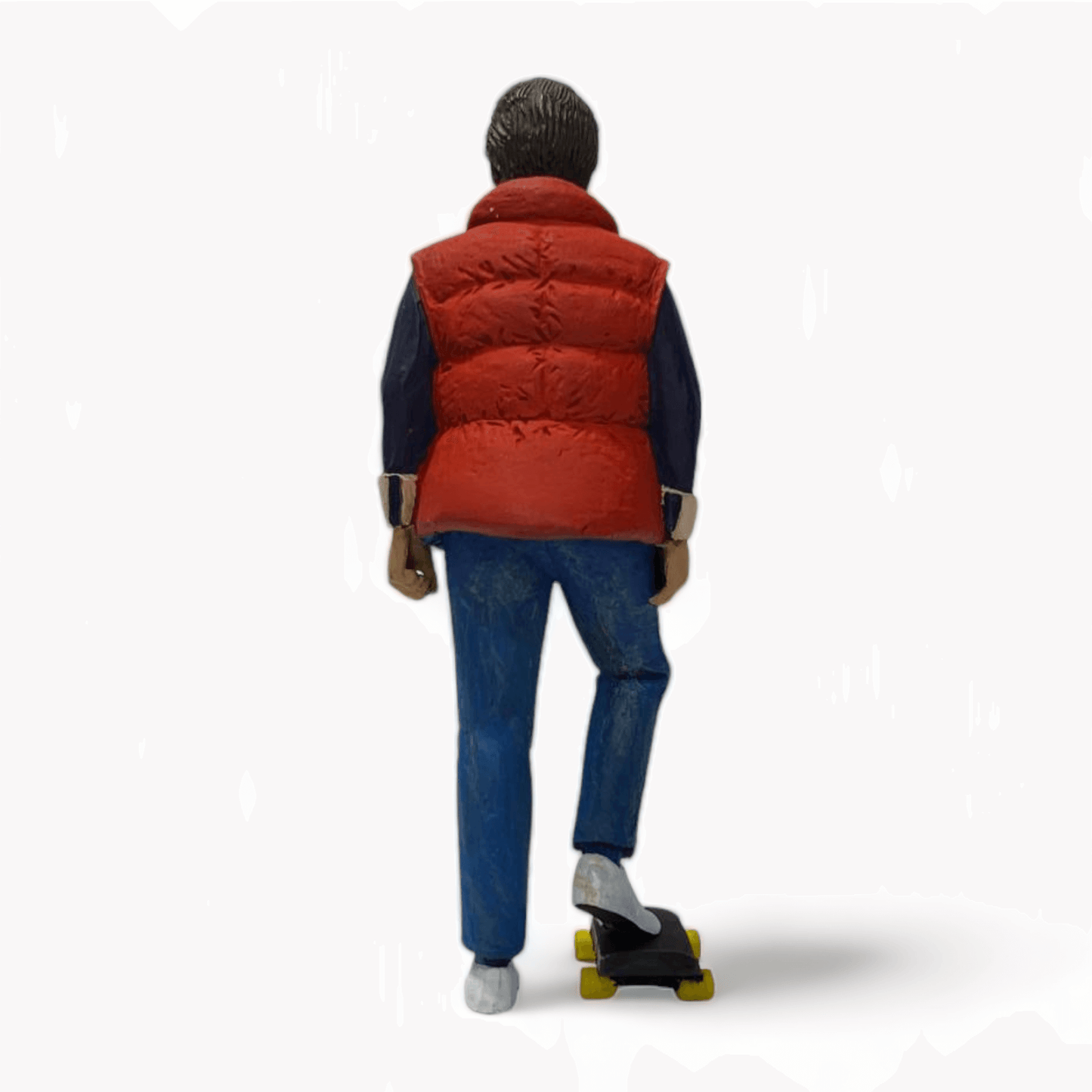 Figure Marty McFly and Scateboard Back to the Future red/black by SF 1/18 (1of500)|Sold in Dturman.com Dubai UAE.