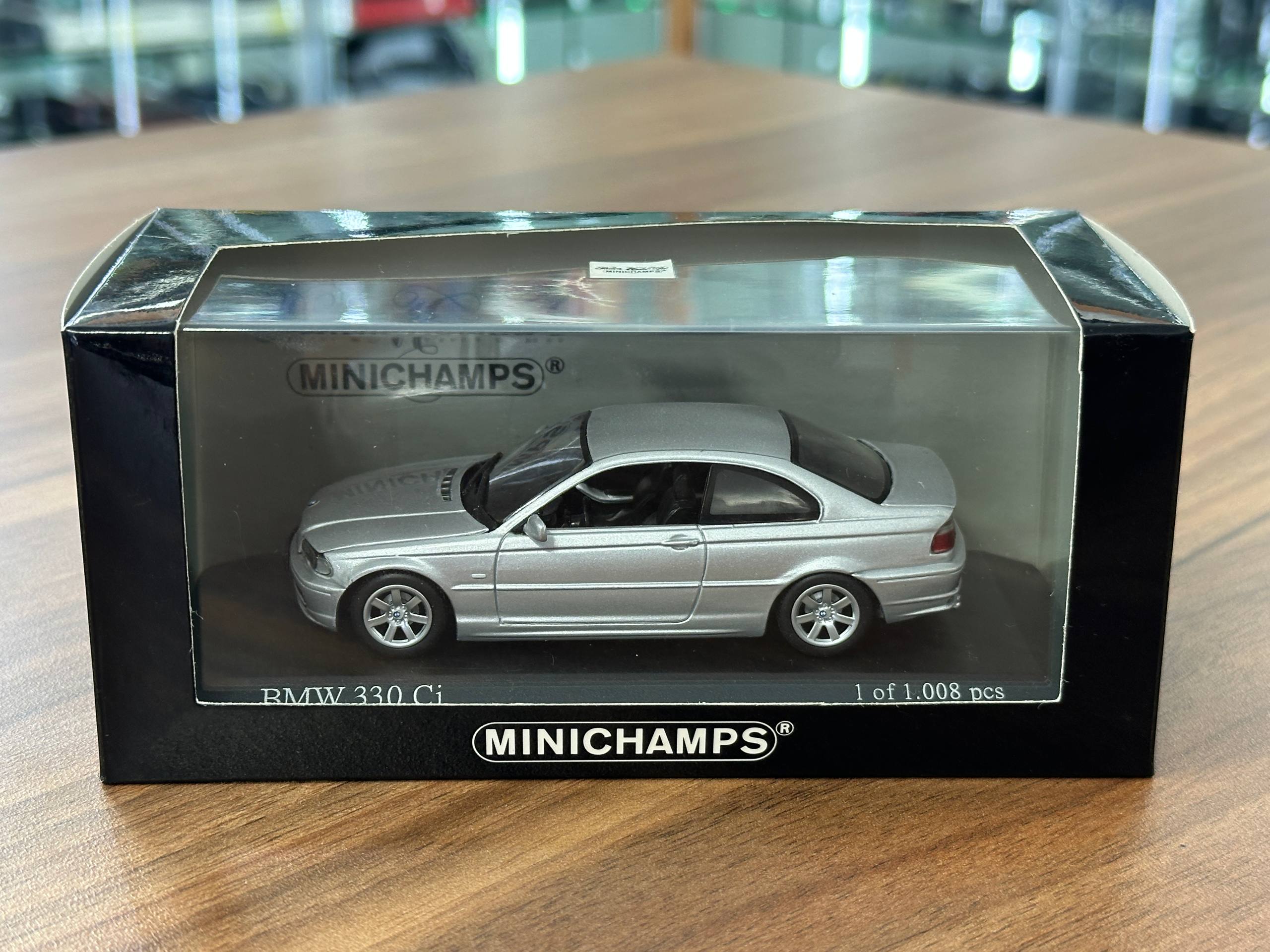 BMW 330 Ci Coupe 1:43 Diecast Model – Silver – Minichamps 